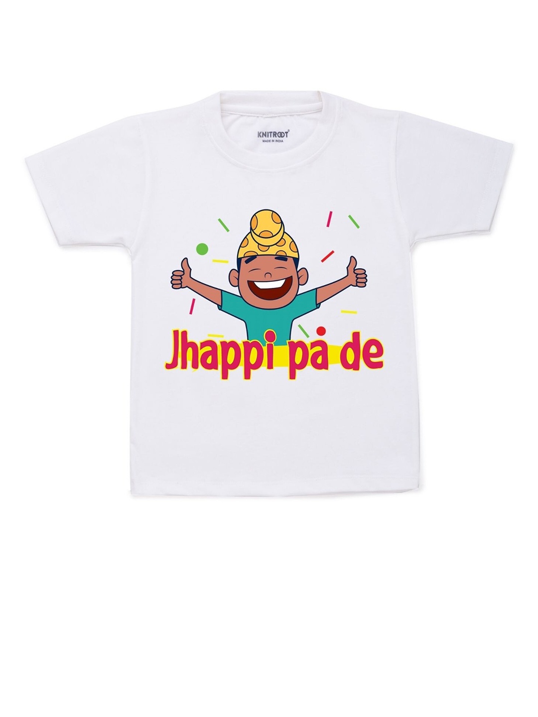 

KNITROOT Kids White Printed T-shirt