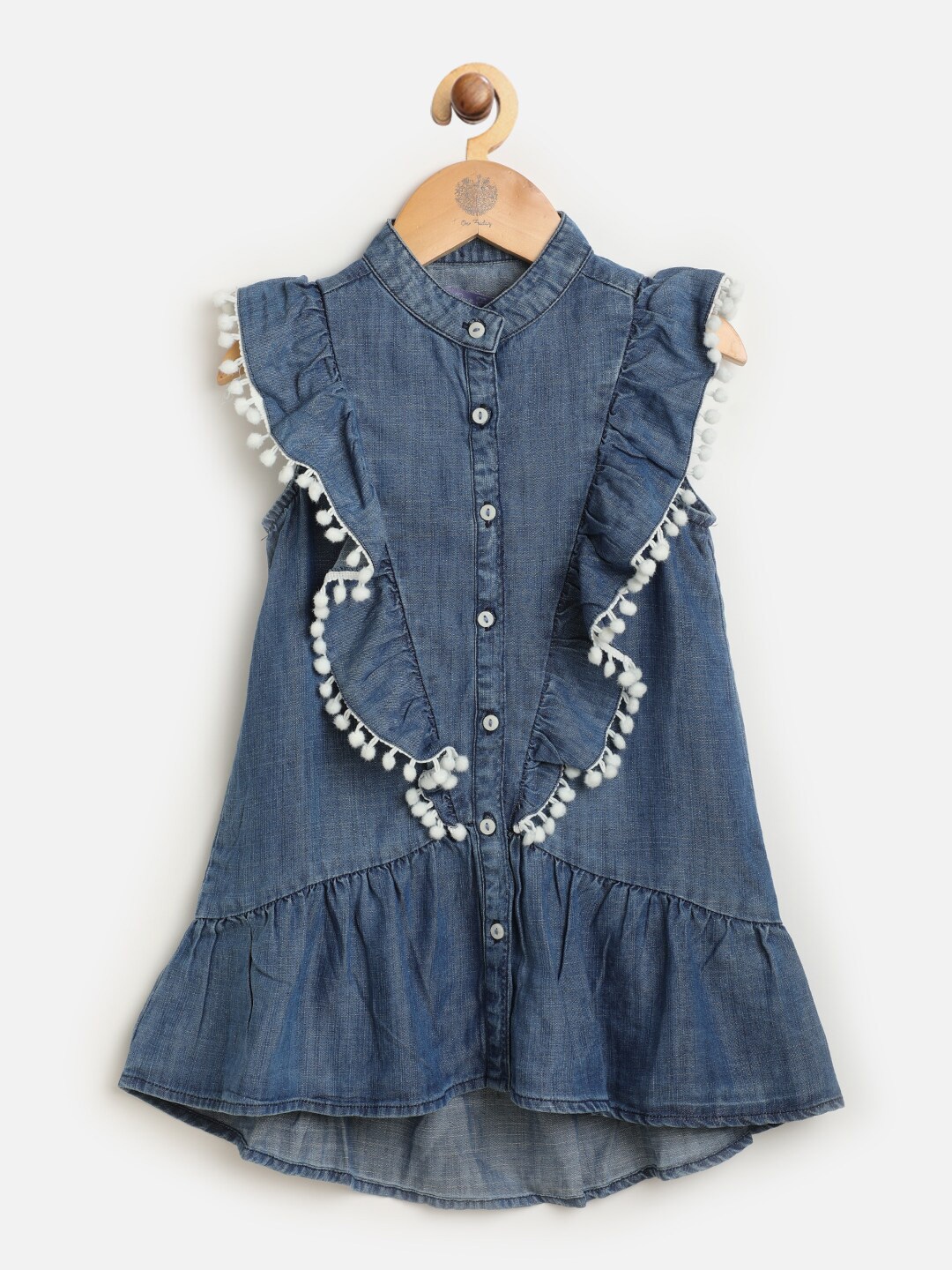 

One Friday Navy Blue A-Line Dress