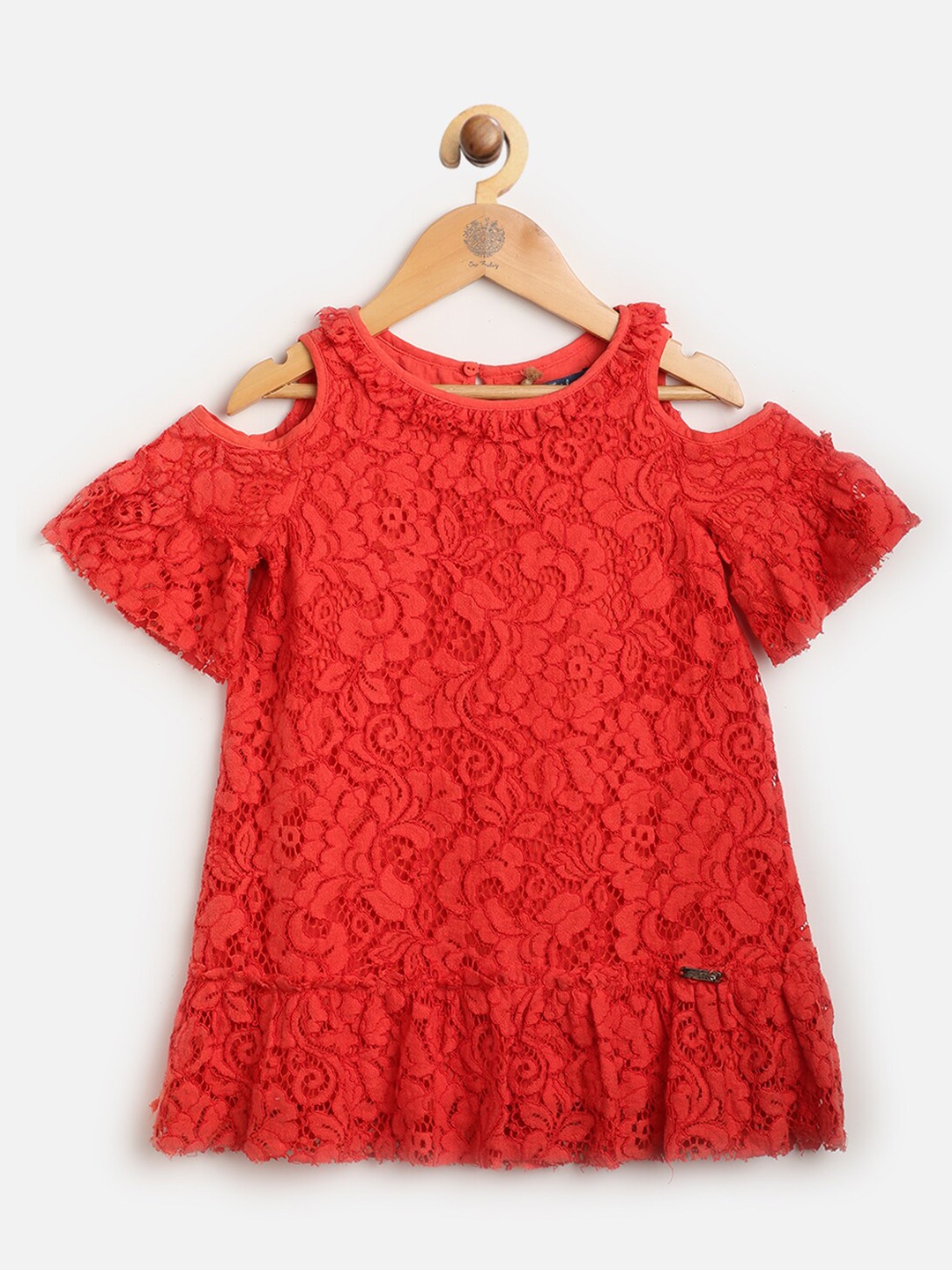 

One Friday Girls Red A-Line Dress