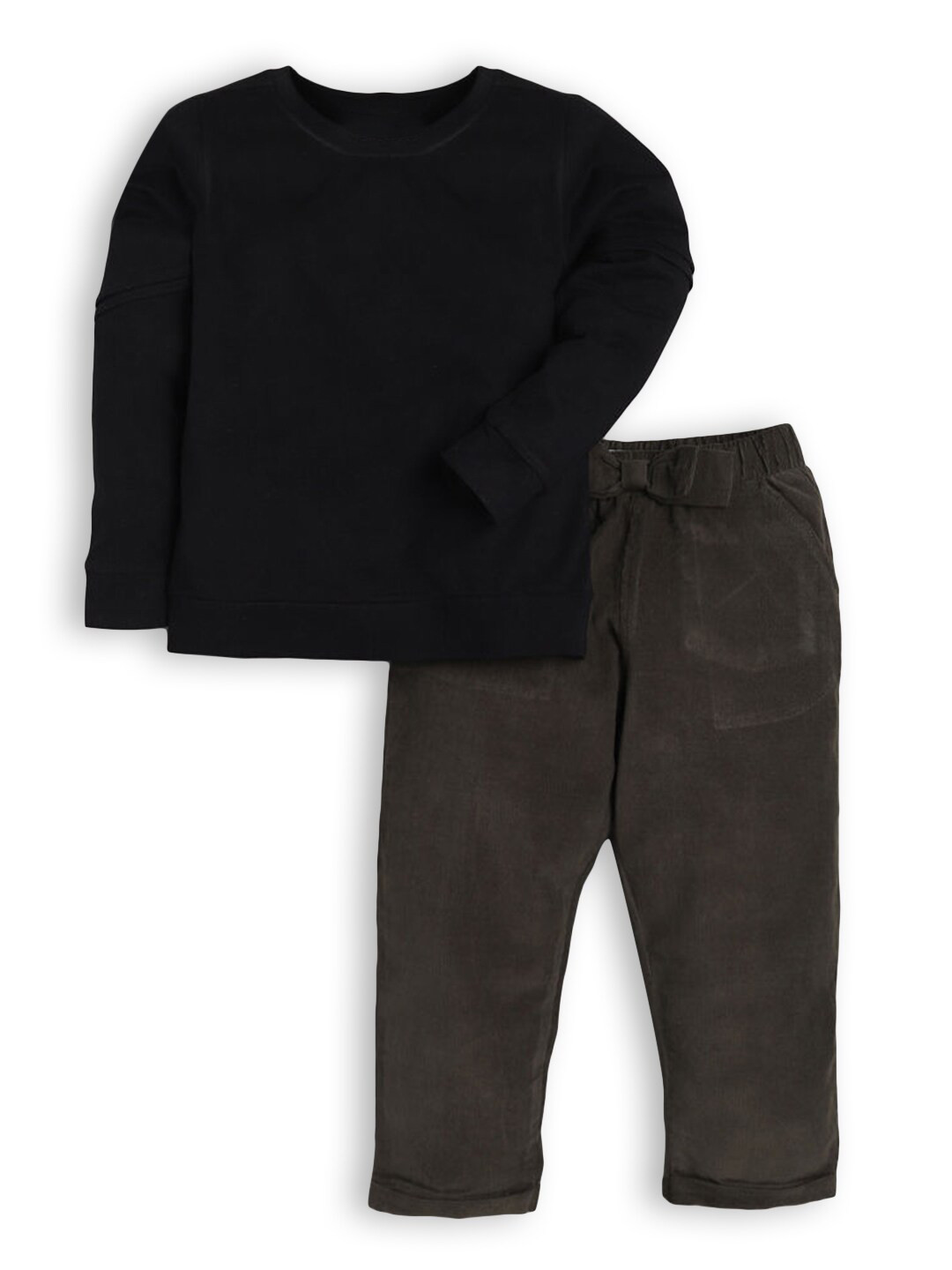 

Hopscotch Girls Black T-shirt with Trousers