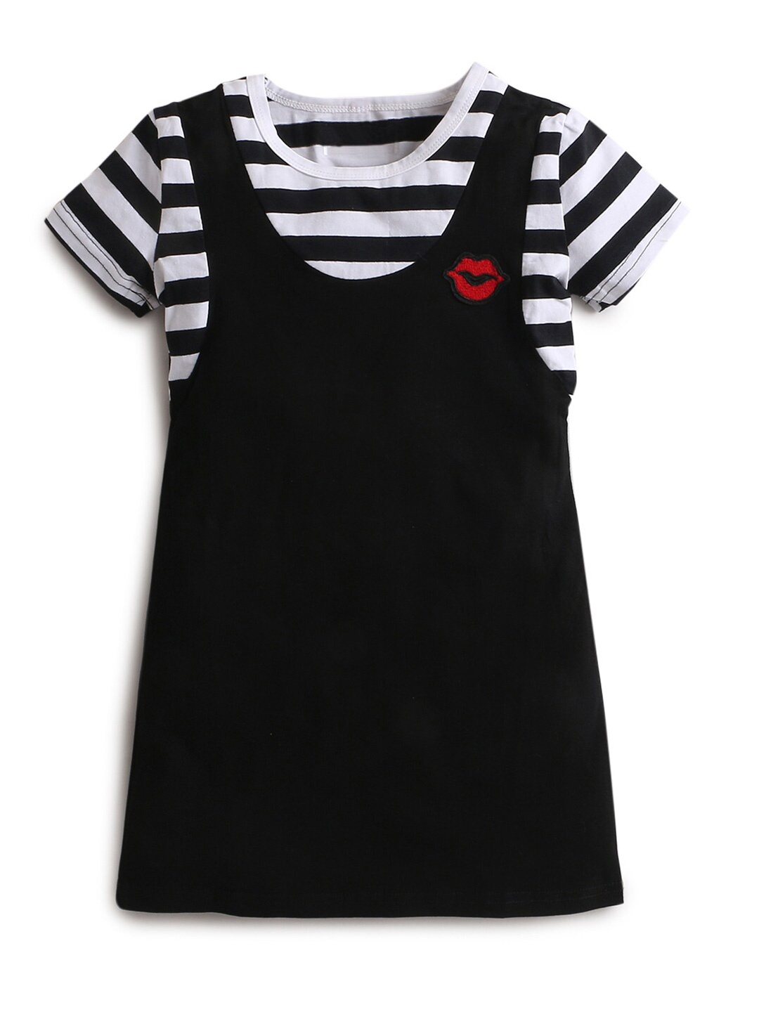 

Hopscotch Girls Black Pinafore Dress