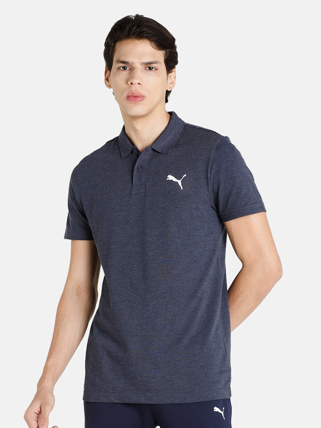 

Puma Men Blue Slim Fit T-shirt