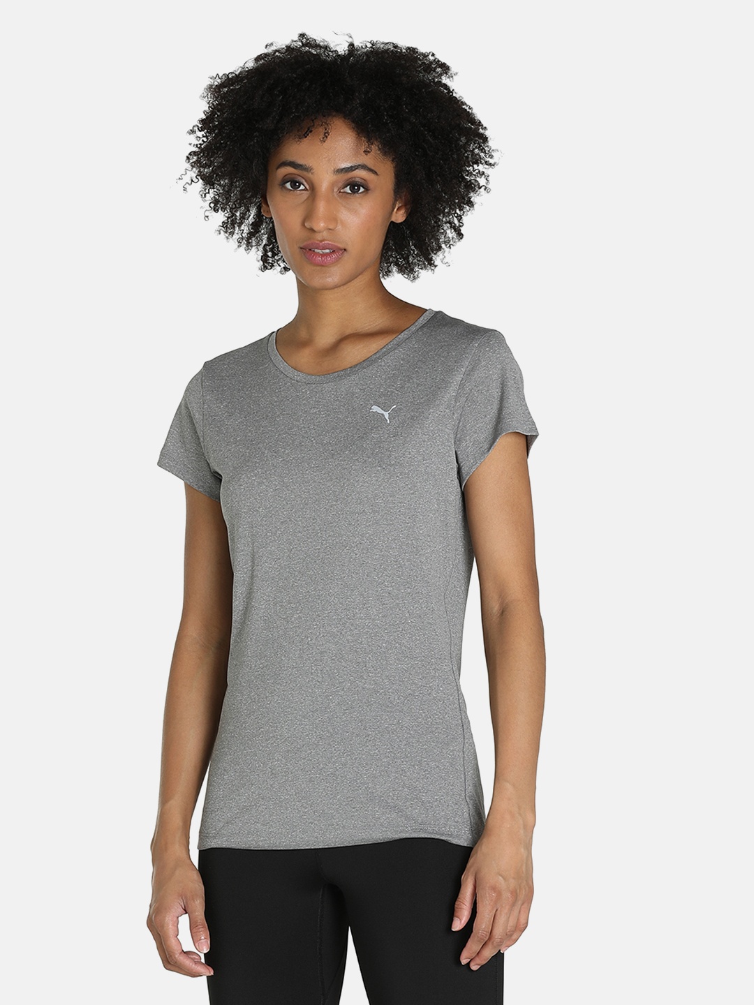 

Puma Women Slim Fit T-shirt, Grey