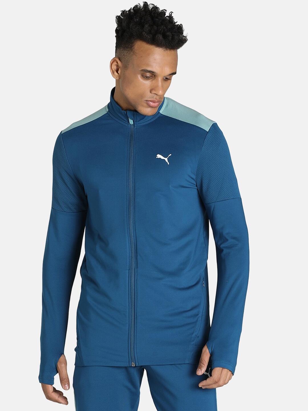 

Puma Men Blue one8 Virat Kohli Active Jacket