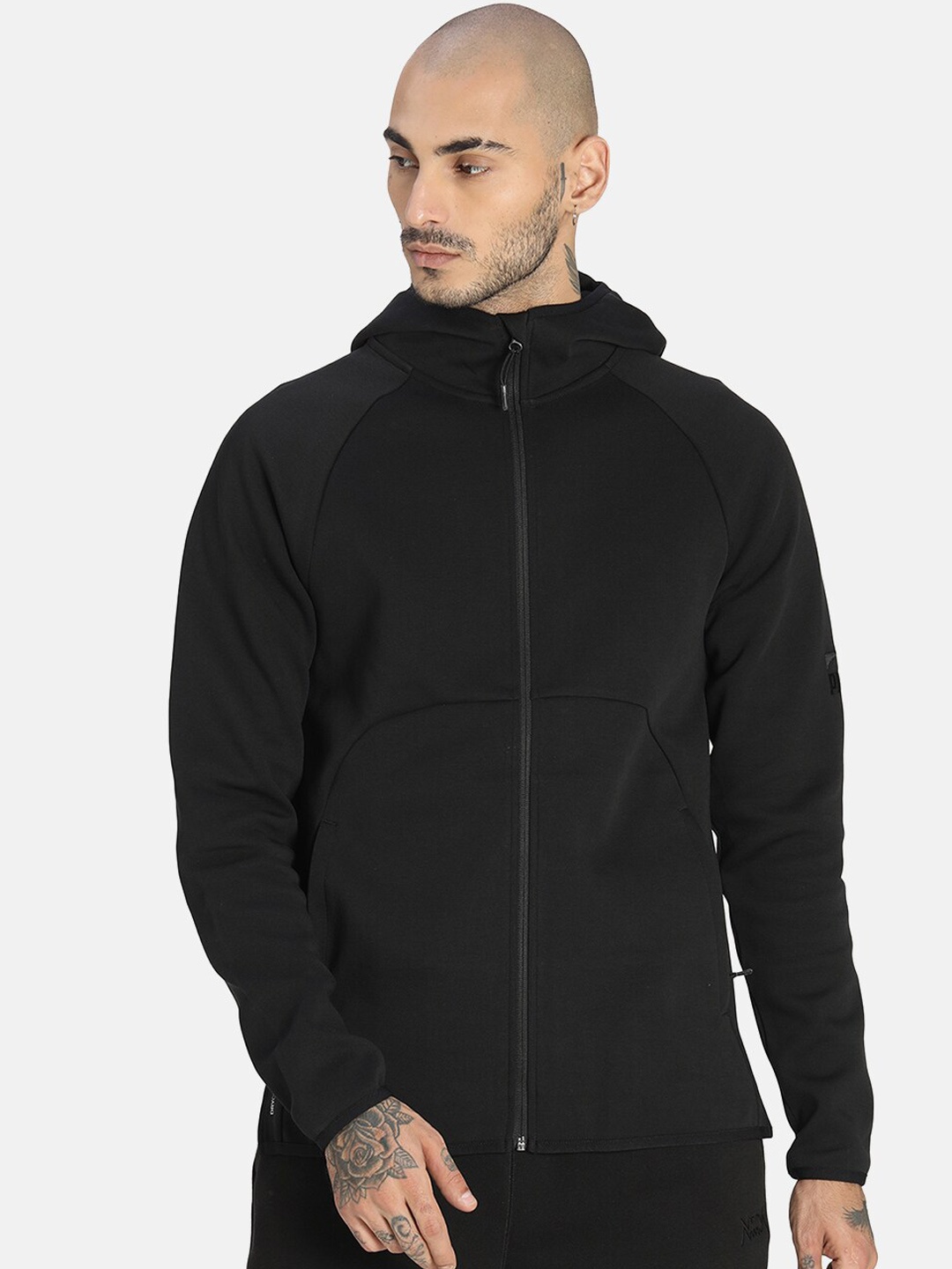 

Puma Men Black Outdoor Sporty Track Jacket