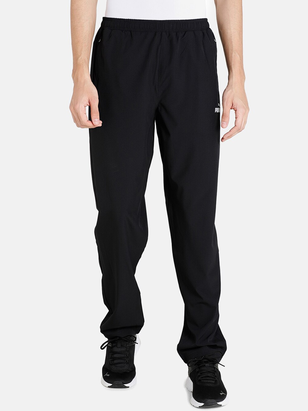 

Puma Men Black Solid Training Track Pants