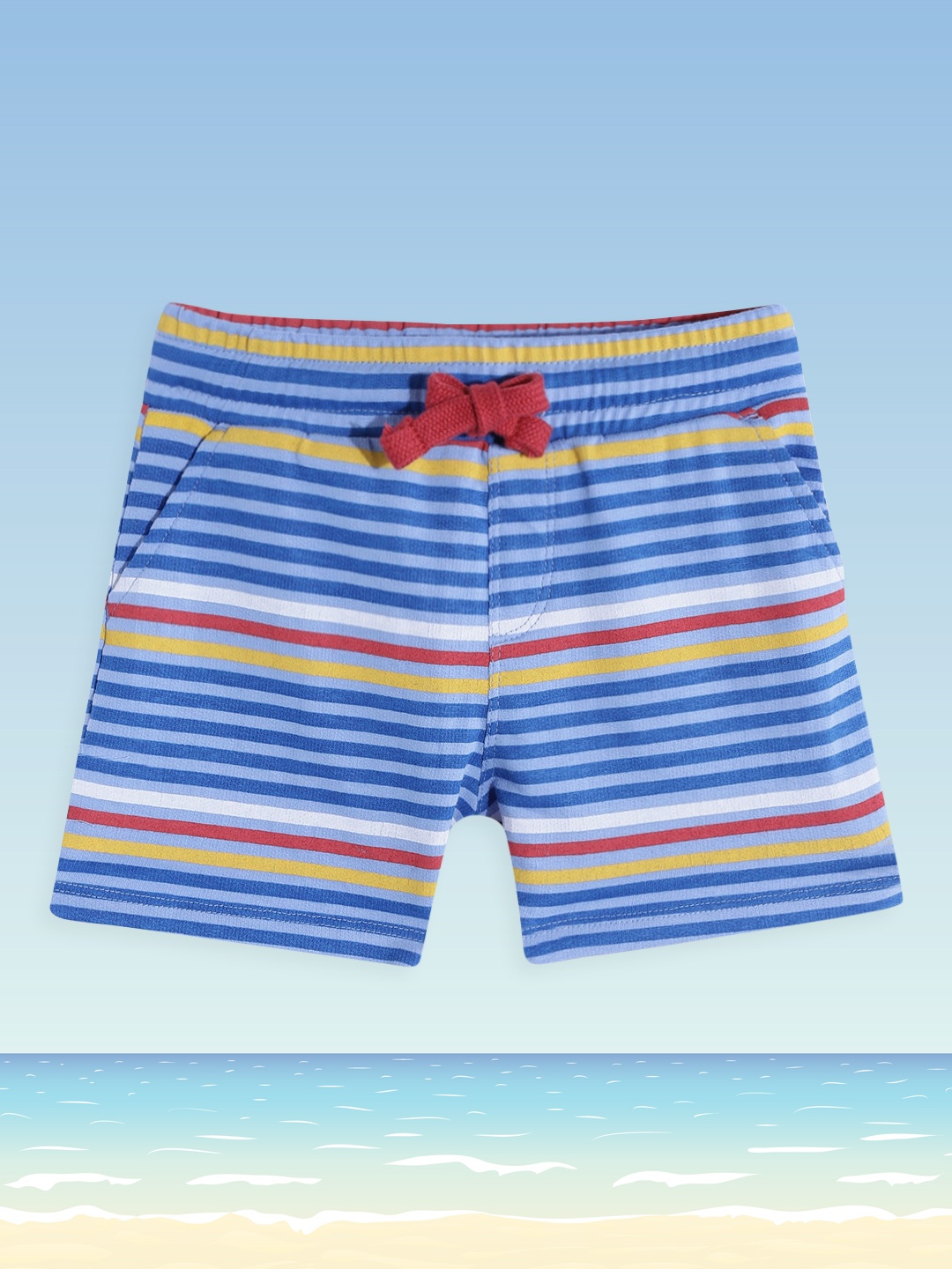 

H By Hamleys Boys Blue Striped Shorts