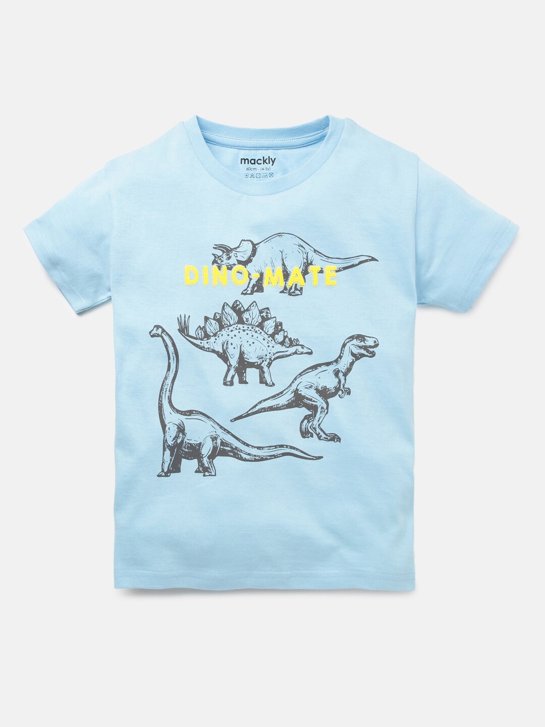 

mackly Boys Blue Printed T-shirt