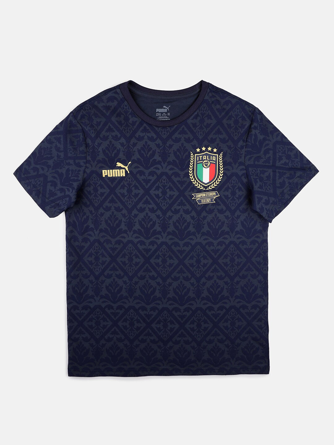 

Puma Boys Blue Printed Italia Graphic Winner YouthFootball T-shirt