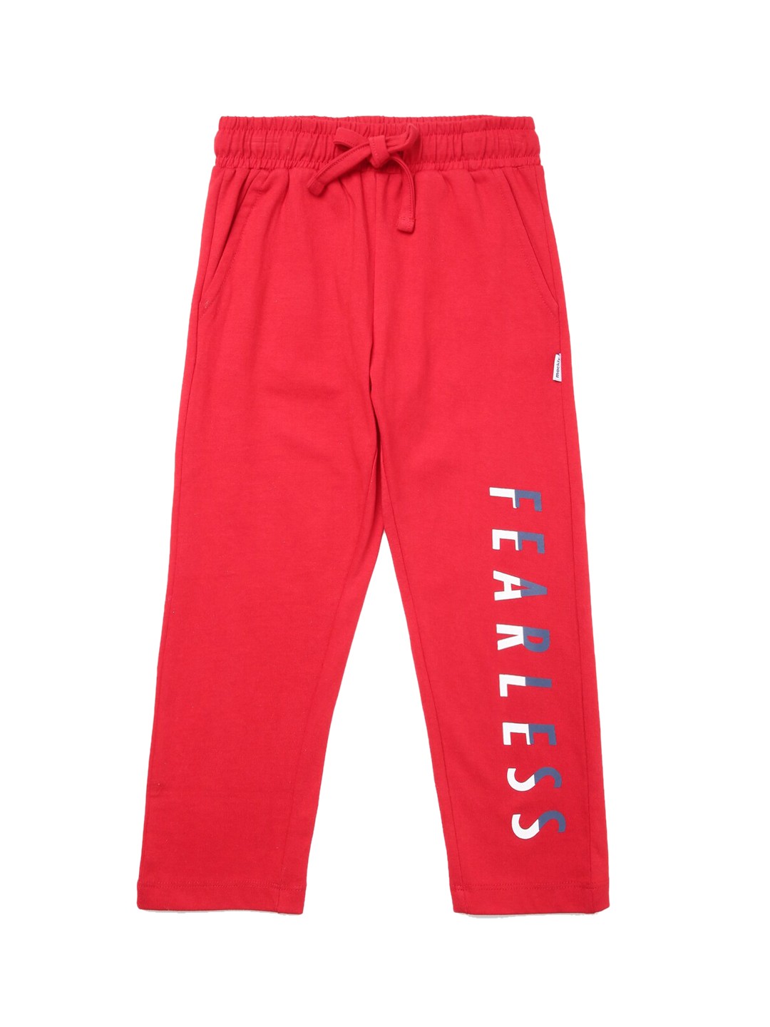 

Mackly Girls Red Printed Cotton Lounge Pants