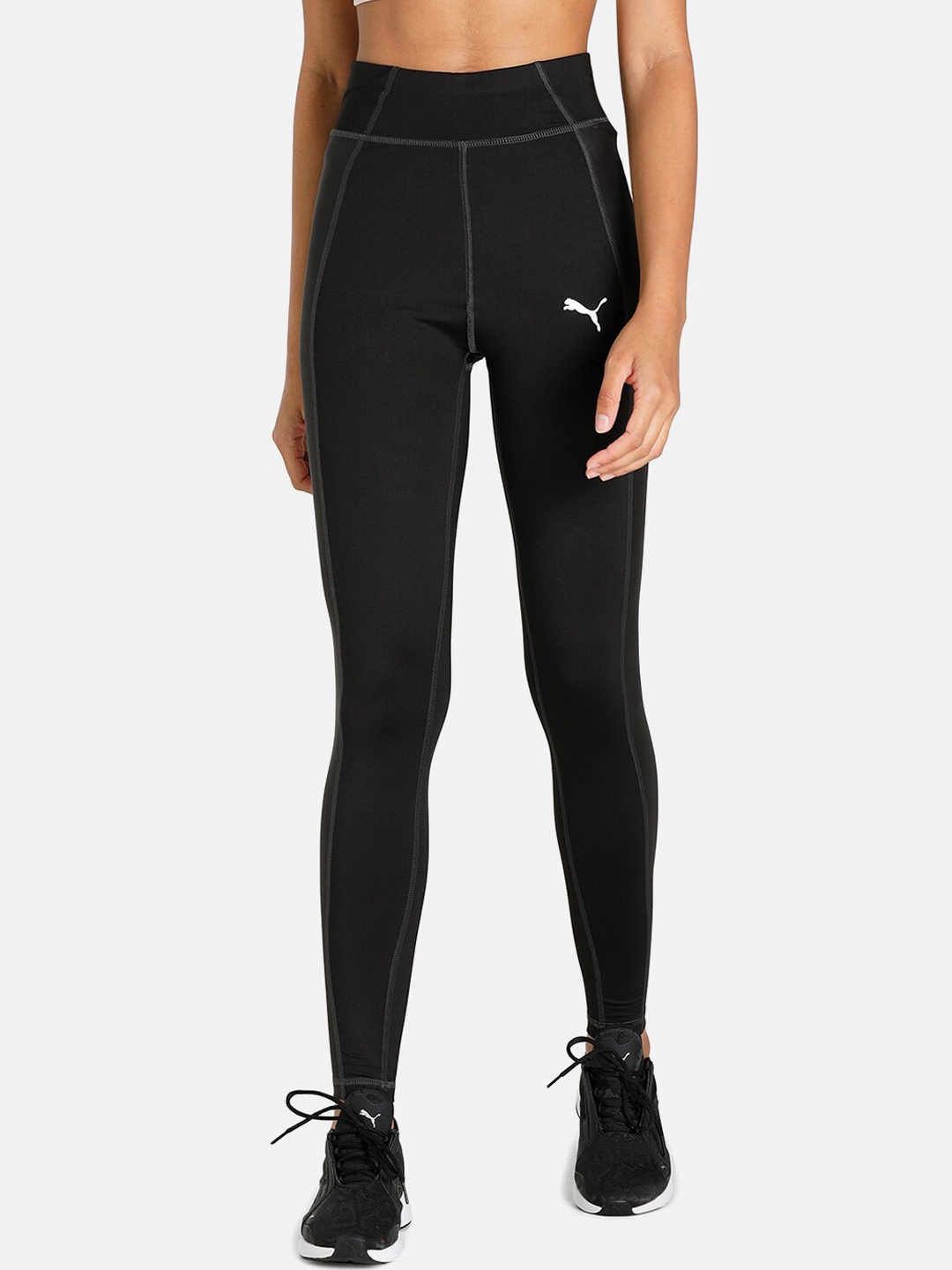 

Puma Women Black Solid Tights