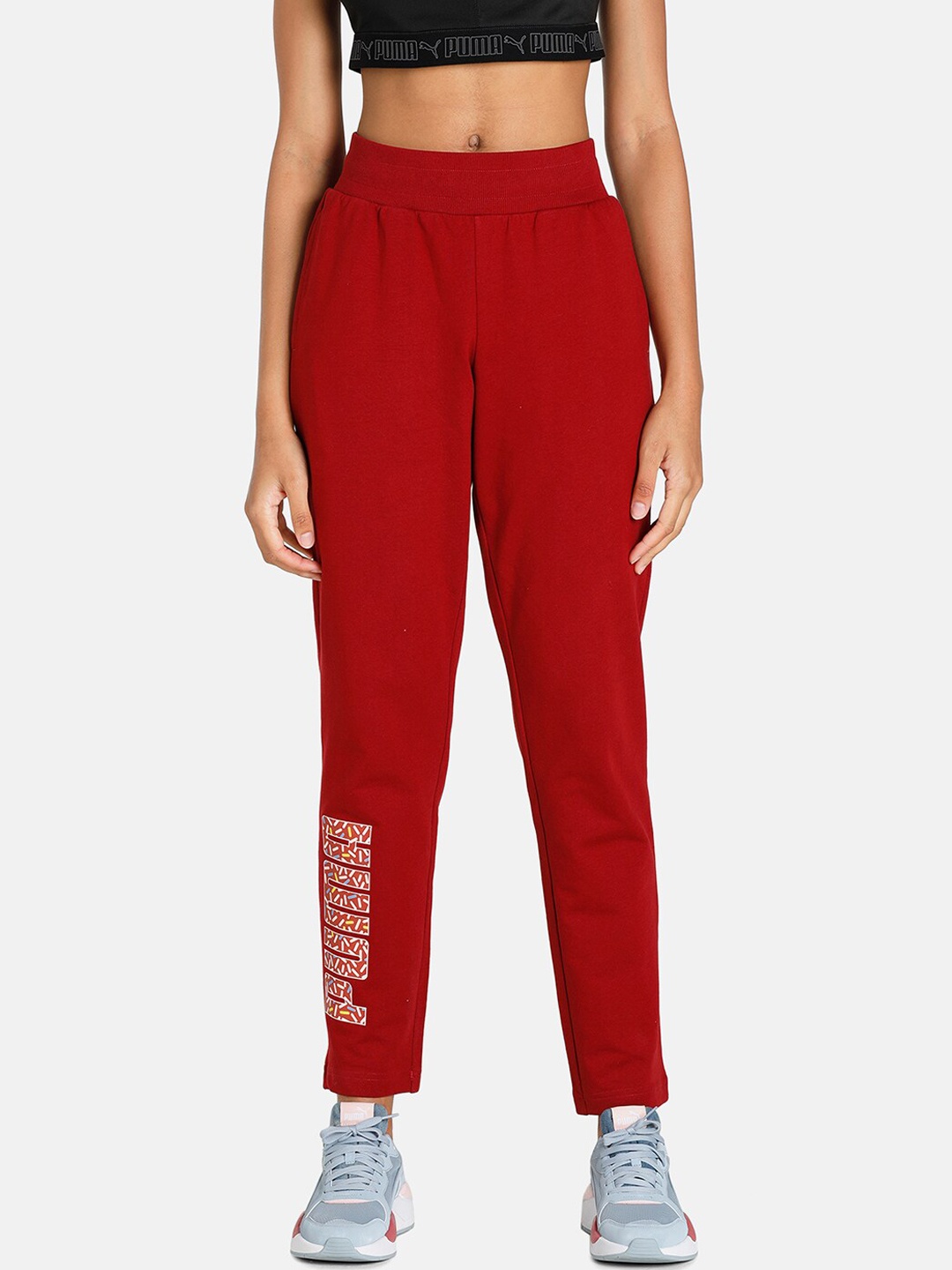 

Puma Women Red WMN Graphic X Track Pants