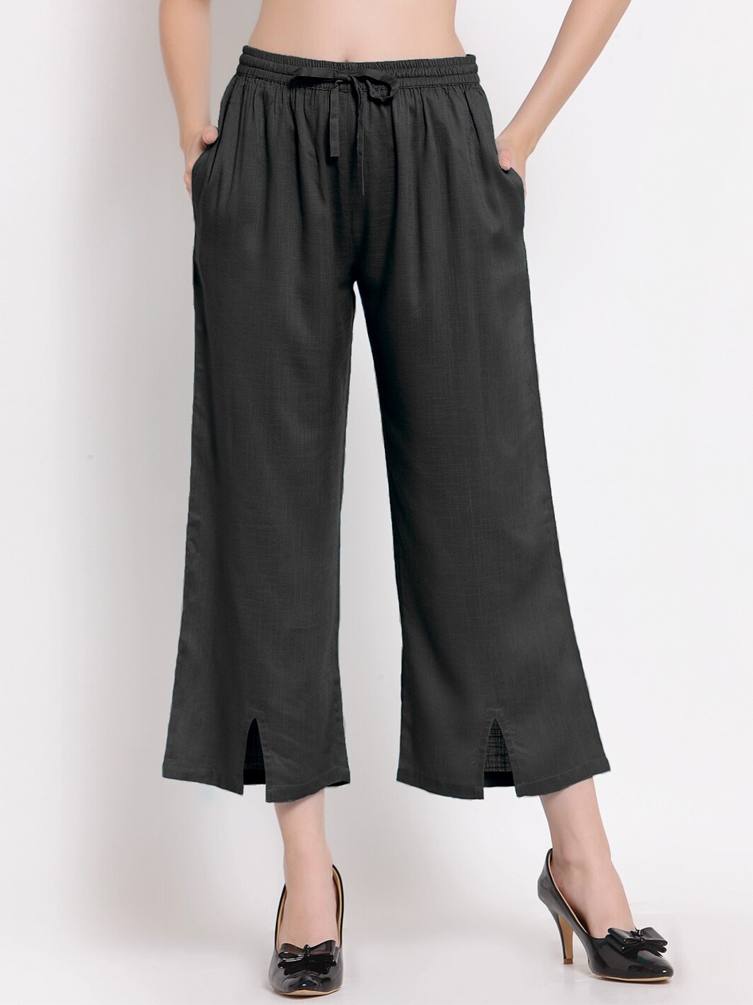 

PATRORNA Women Black Capris