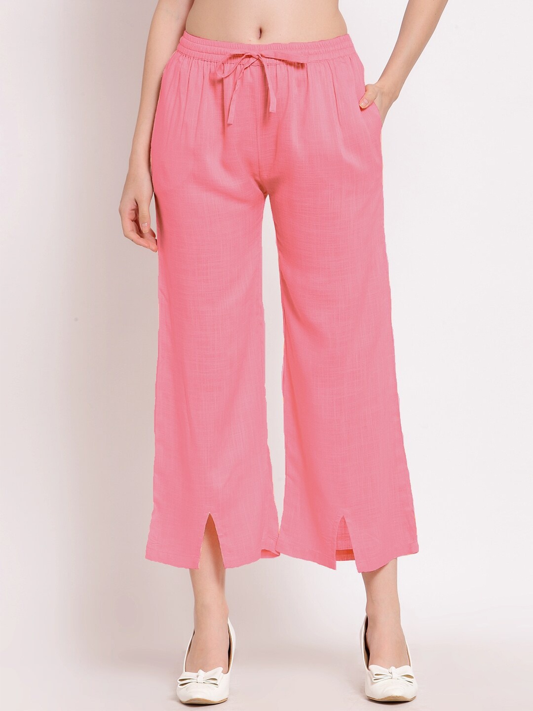 

PATRORNA Women Rose Solid Capris