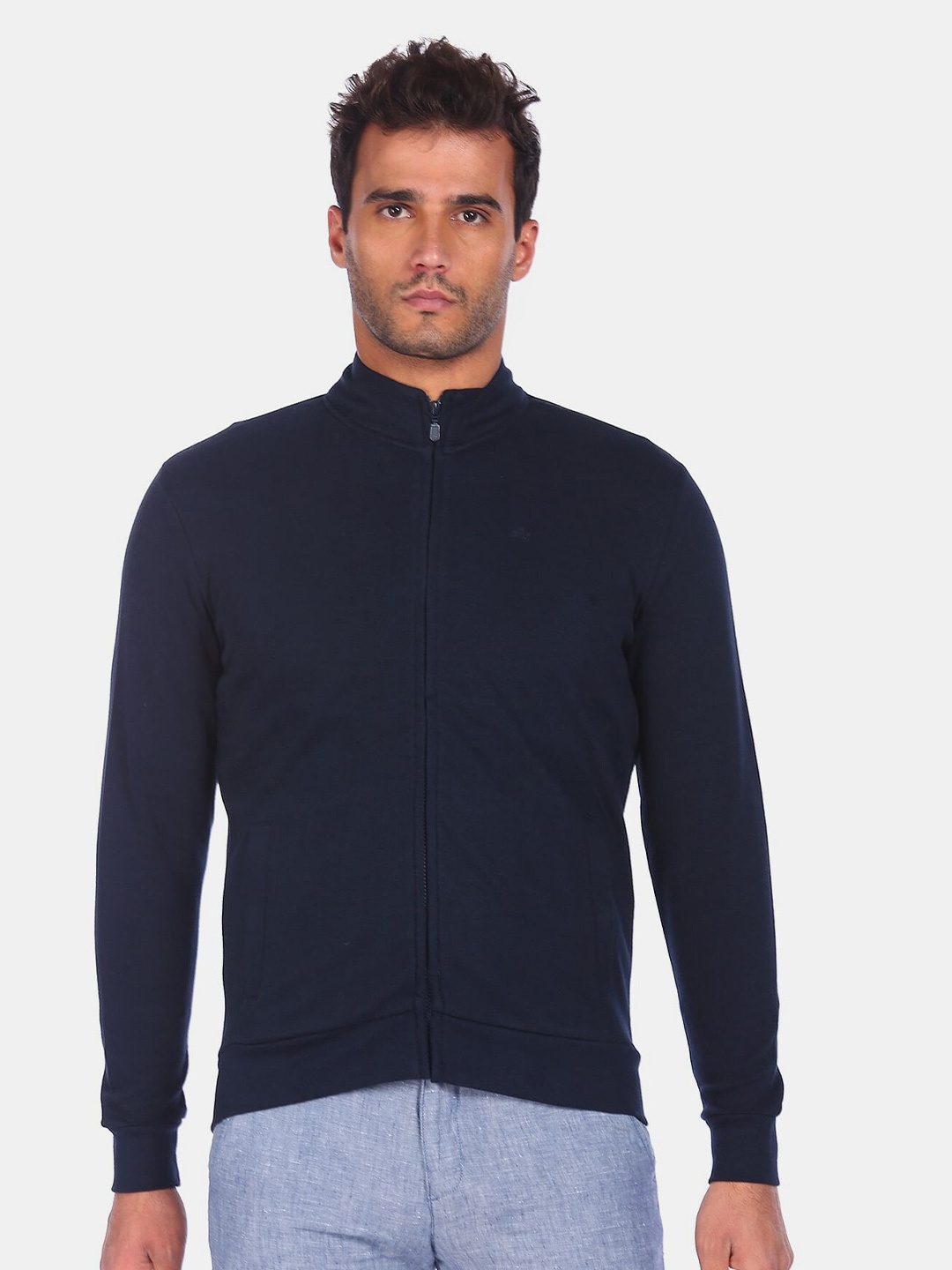 

Arrow Sport Men Blue Sweatshirt