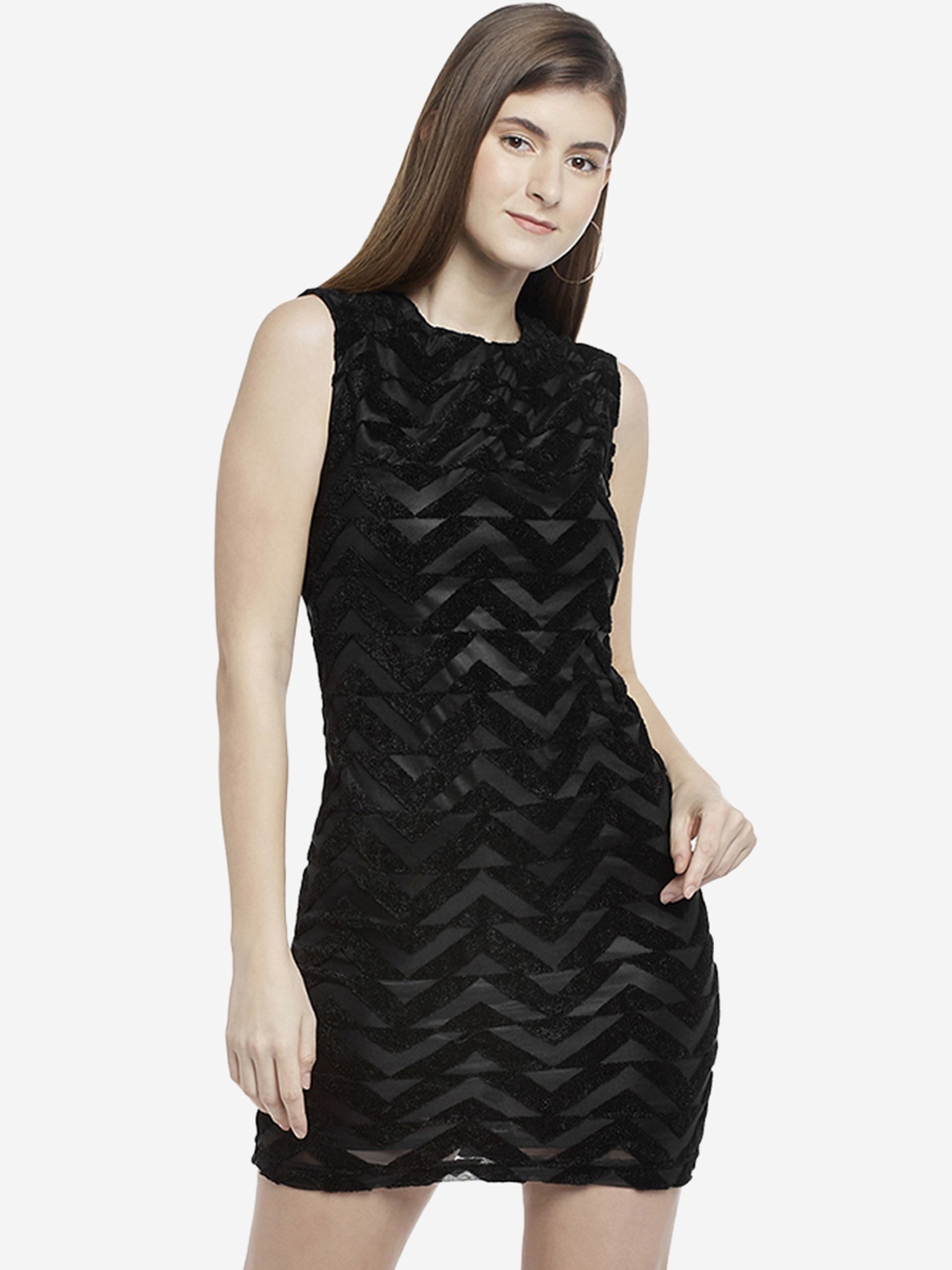 

Emmyrobe Black Sheath Mini Dress