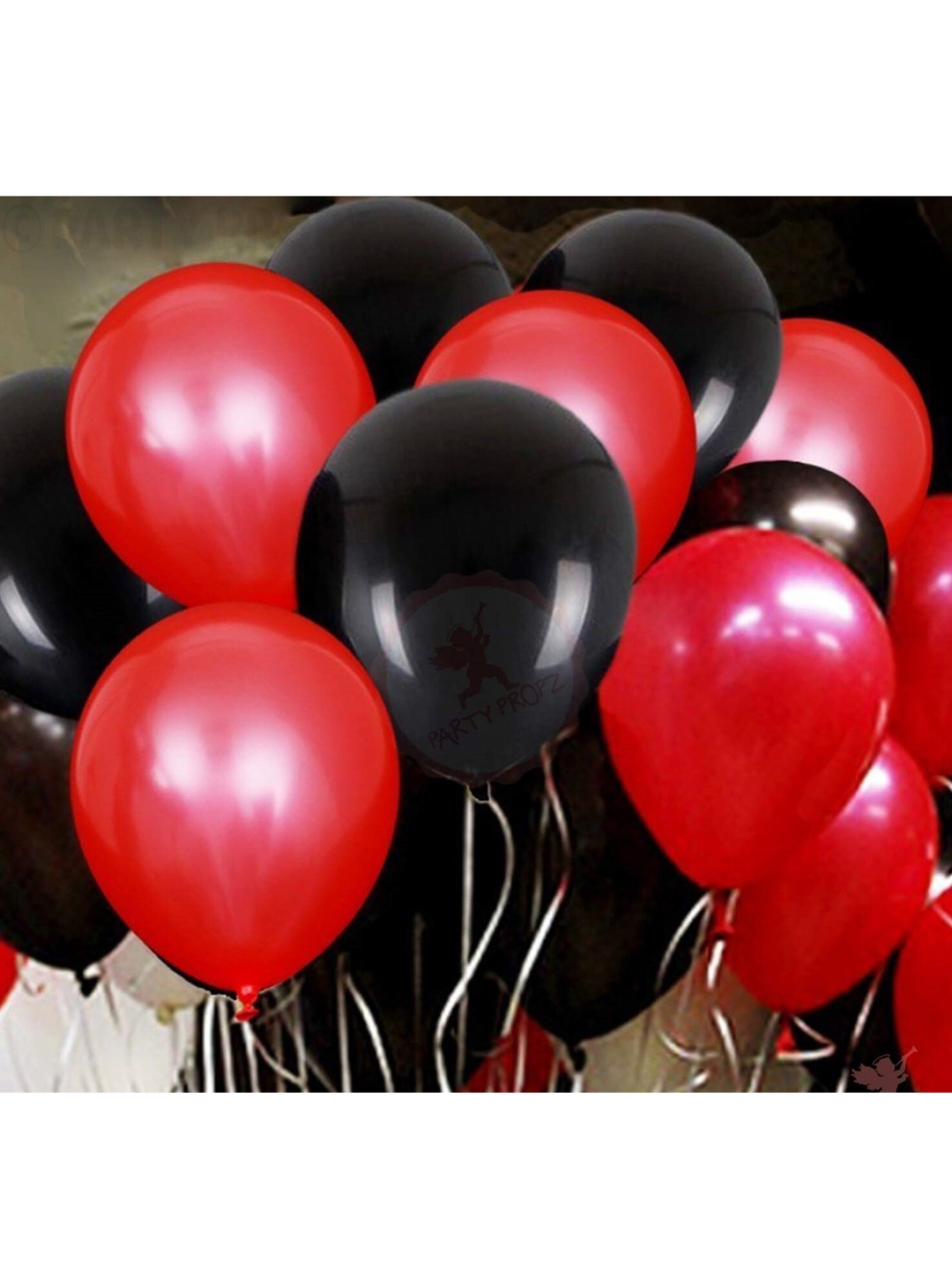 

CHOCOZONE 200 Pieces Red & Black Balloons