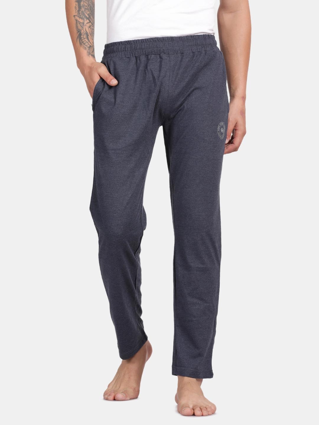 

Pepe Jeans Men Blue Solid Cotton Lounge Pants