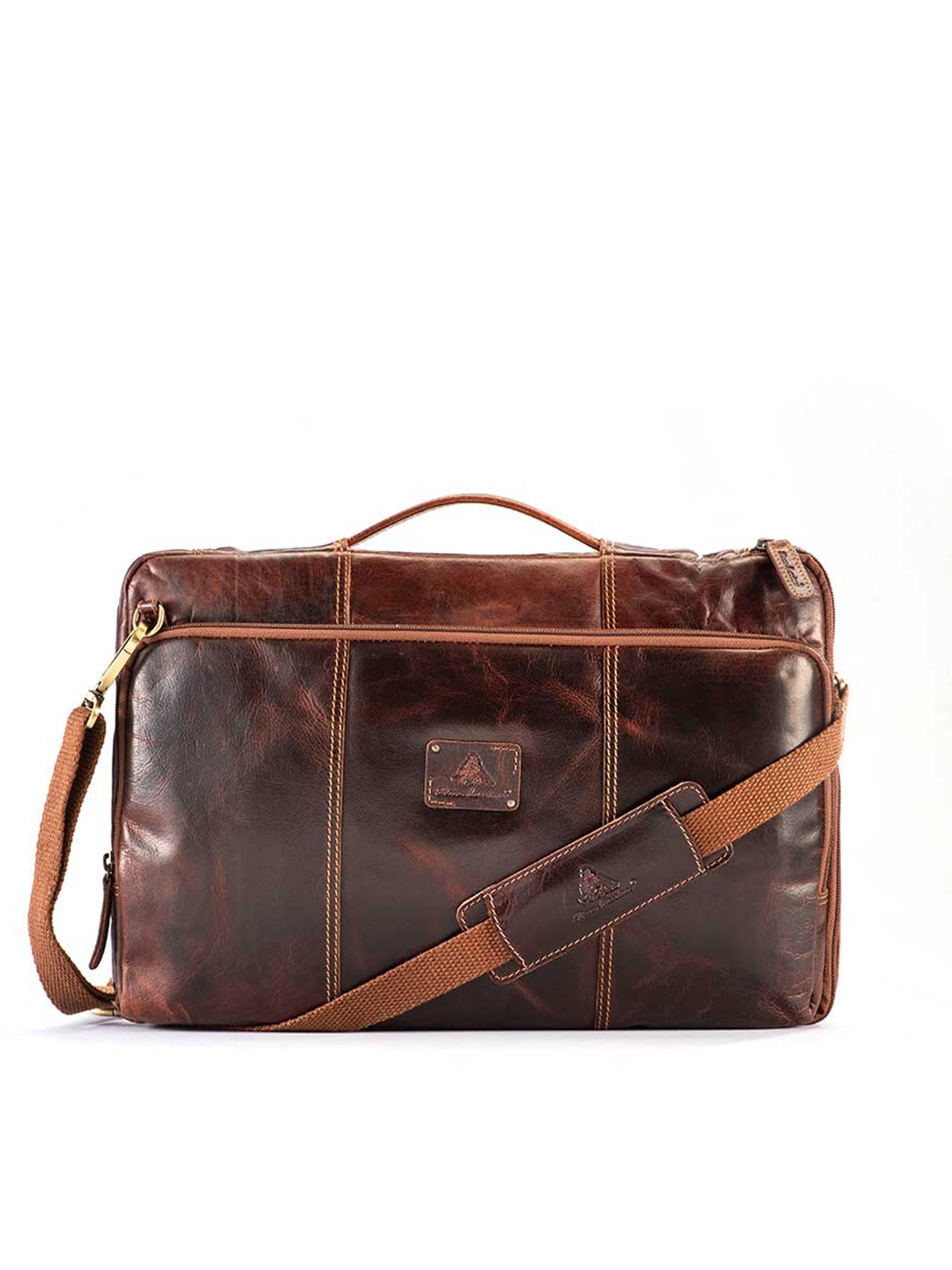 

Picco Massimo Unisex Brown Messenger Bag