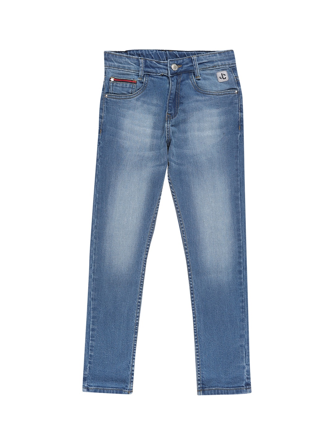 

Jean Cafe Boys Blue Jean Slim Fit Light Fade Jeans