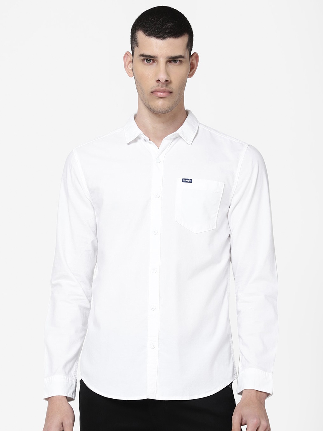 

Wrangler Men White Casual Shirt