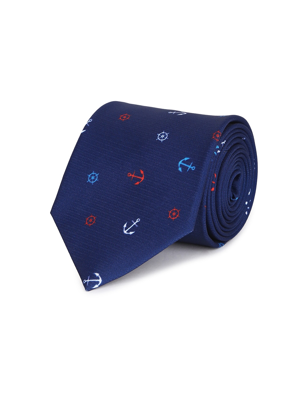 

Tossido Men Blue & Red Printed Broad Tie