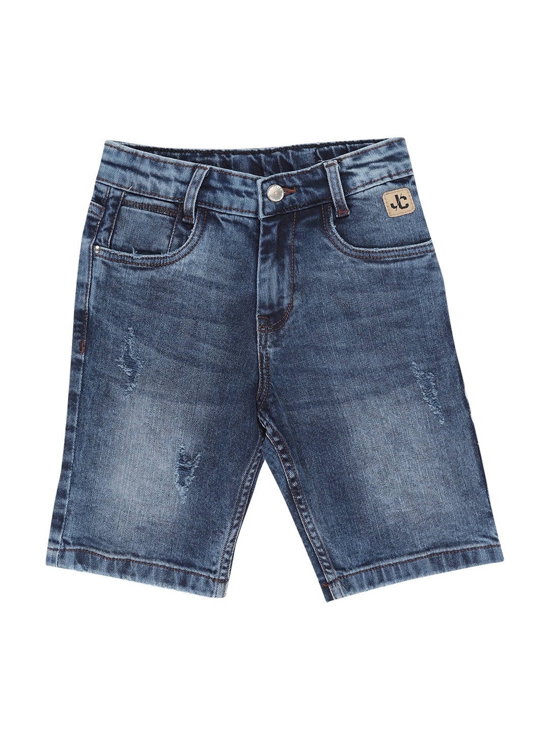 

Jean Cafe Boys Blue Slim Fit Denim Shorts