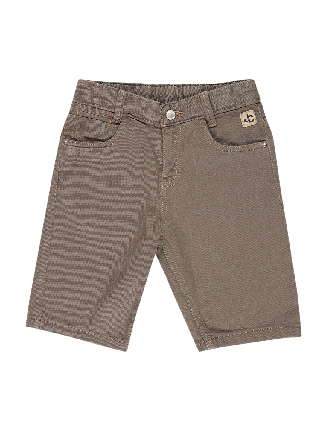 

Jean Cafe Boys Green Slim Fit Denim Shorts 98% cotton