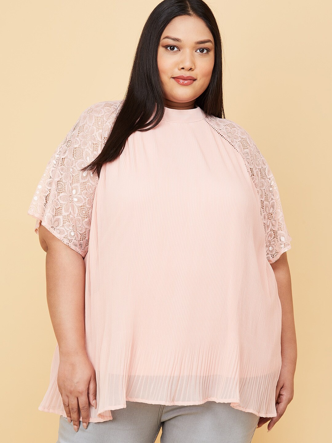 

max Plus Size Women Pink Top