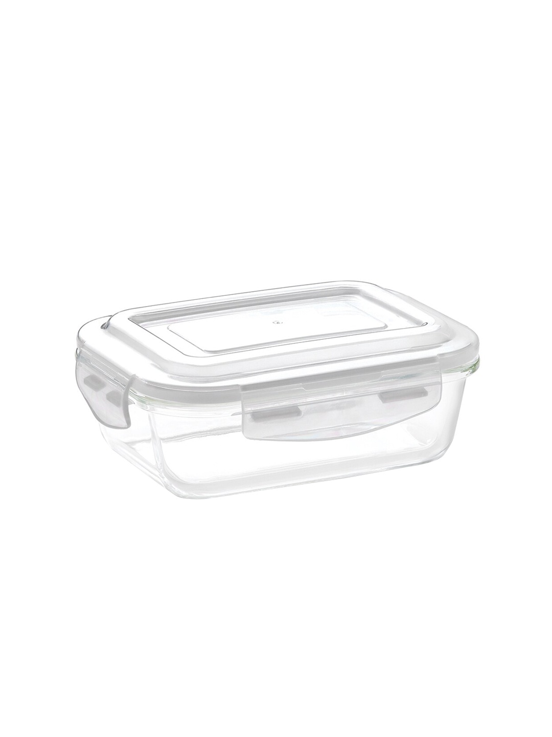 

BOROSIL Transparent Klip-N-Store Microwave & Oven Safe Glass Storage Container With Air Tight Lid