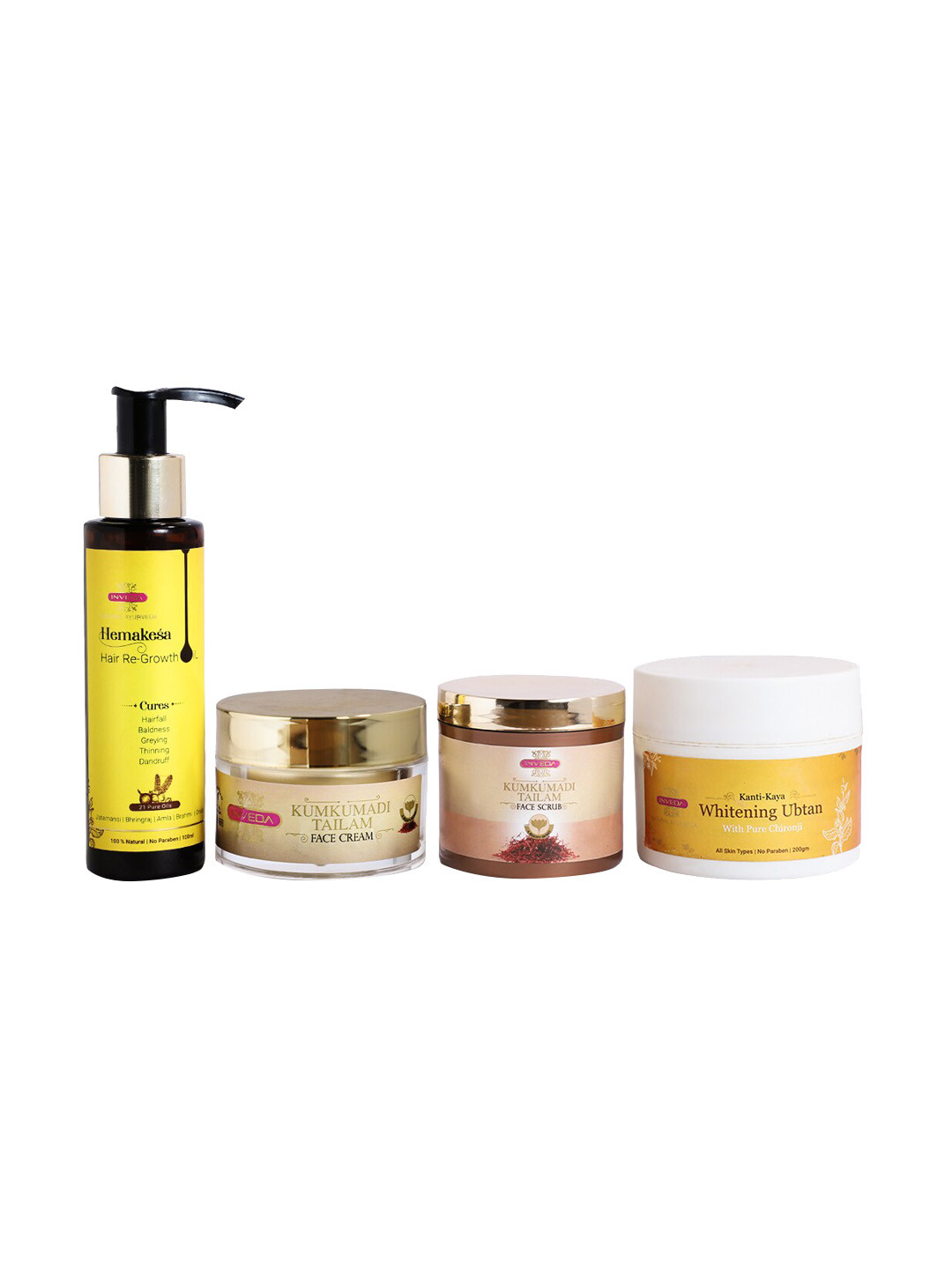 

Inveda 40 Days Challenge Kesar Bridal Kit - 450 ml, Beige