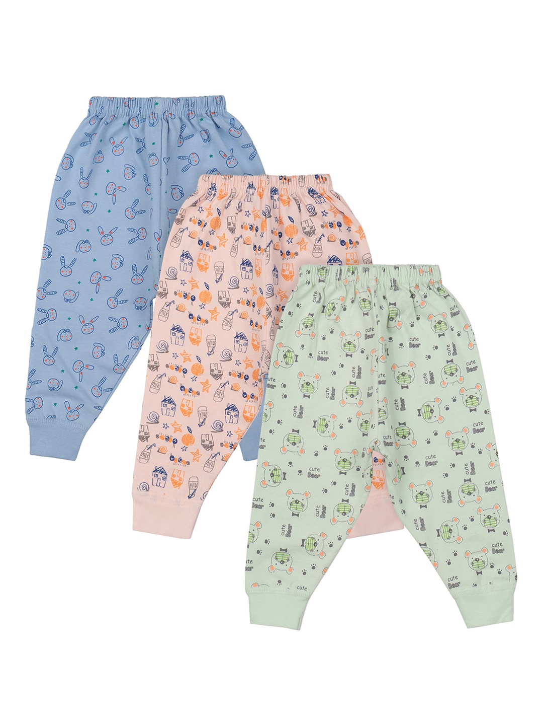 

Bodycare Kids Girls Pack Of 3 Assorted Cotton Lounge Pants