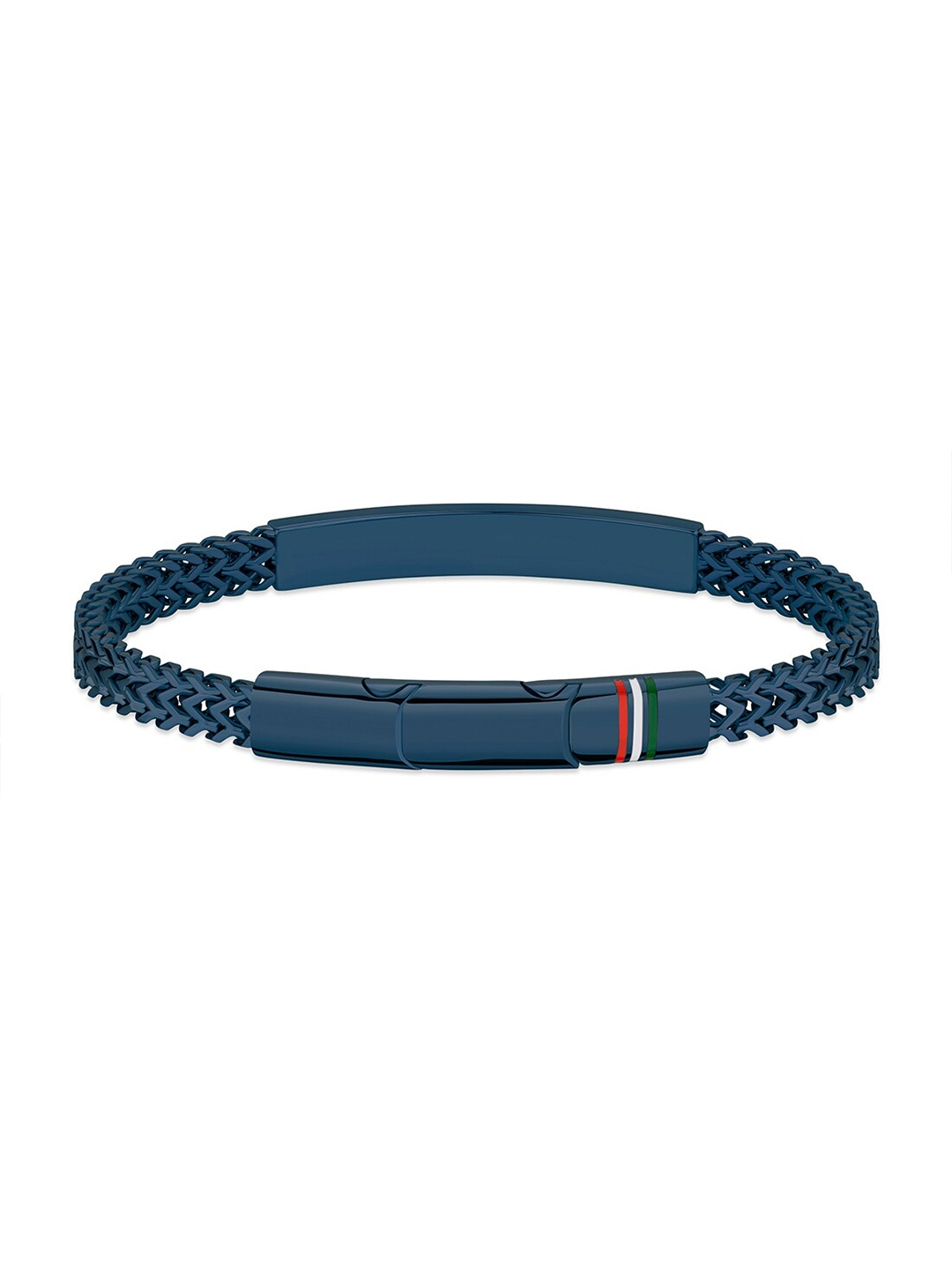 

DUCATI CORSE Men Teal & Orange Textured Bangle-Style Bracelet