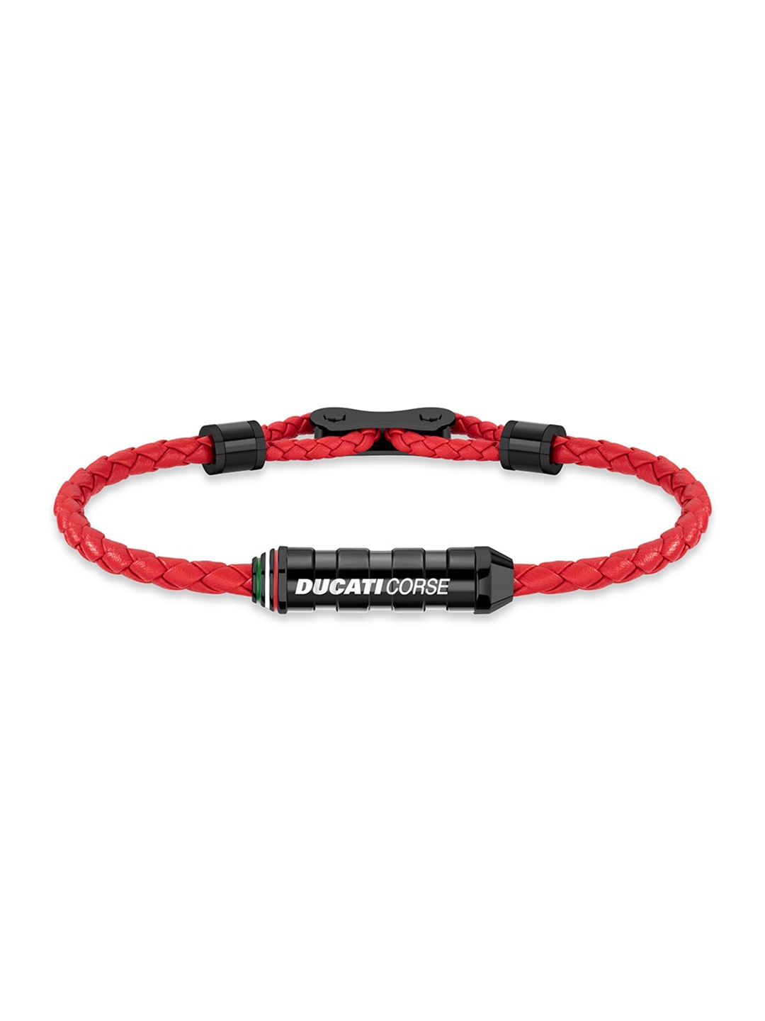

DUCATI CORSE Men Red & Black Braided Bracelet