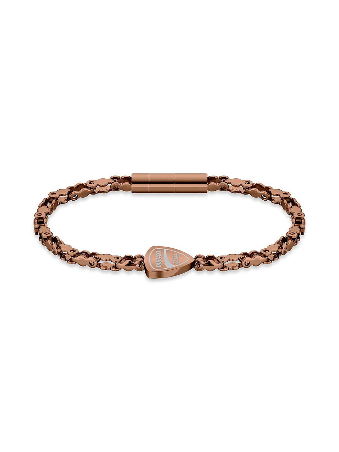 

DUCATI CORSE Men Brown & Gold-Toned Chain Link Bracelet