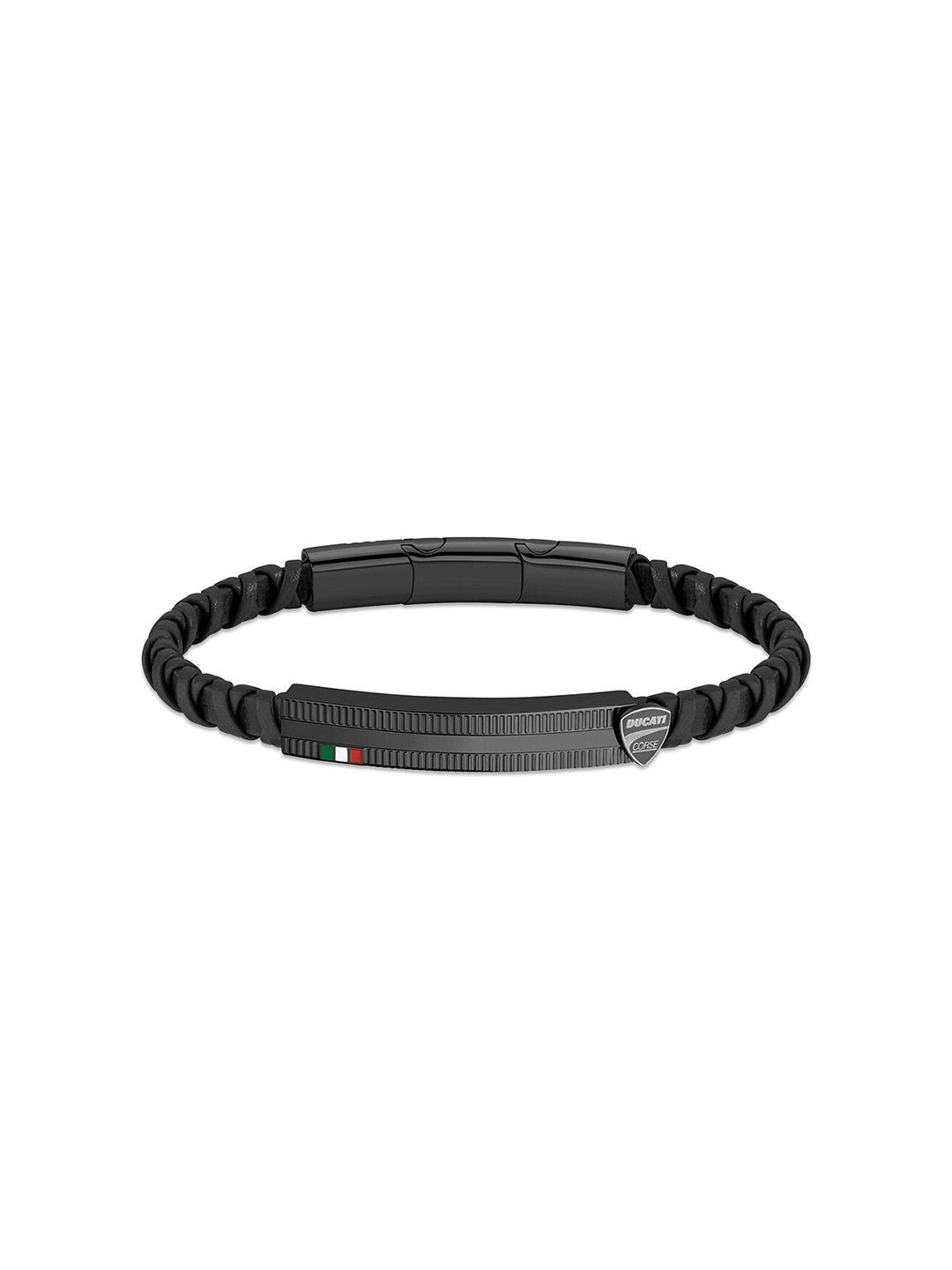 

DUCATI CORSE Men Black & Red Bangle-Style Bracelet