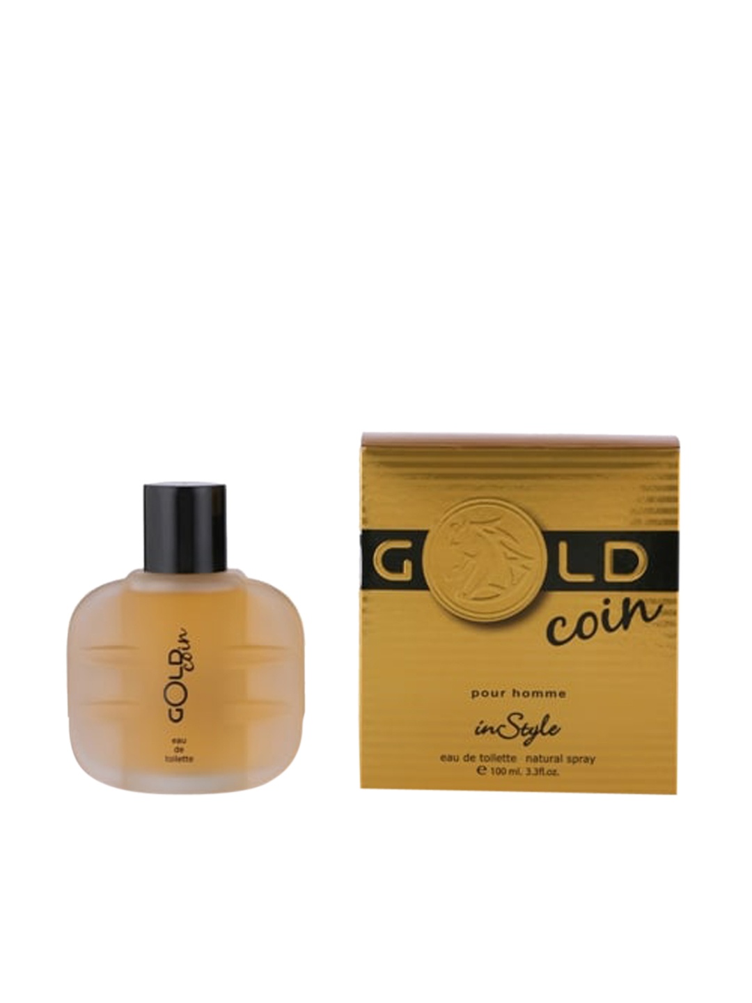 

INSTYLE Men Gold Coin Eau De Toilette 100 ml, Yellow