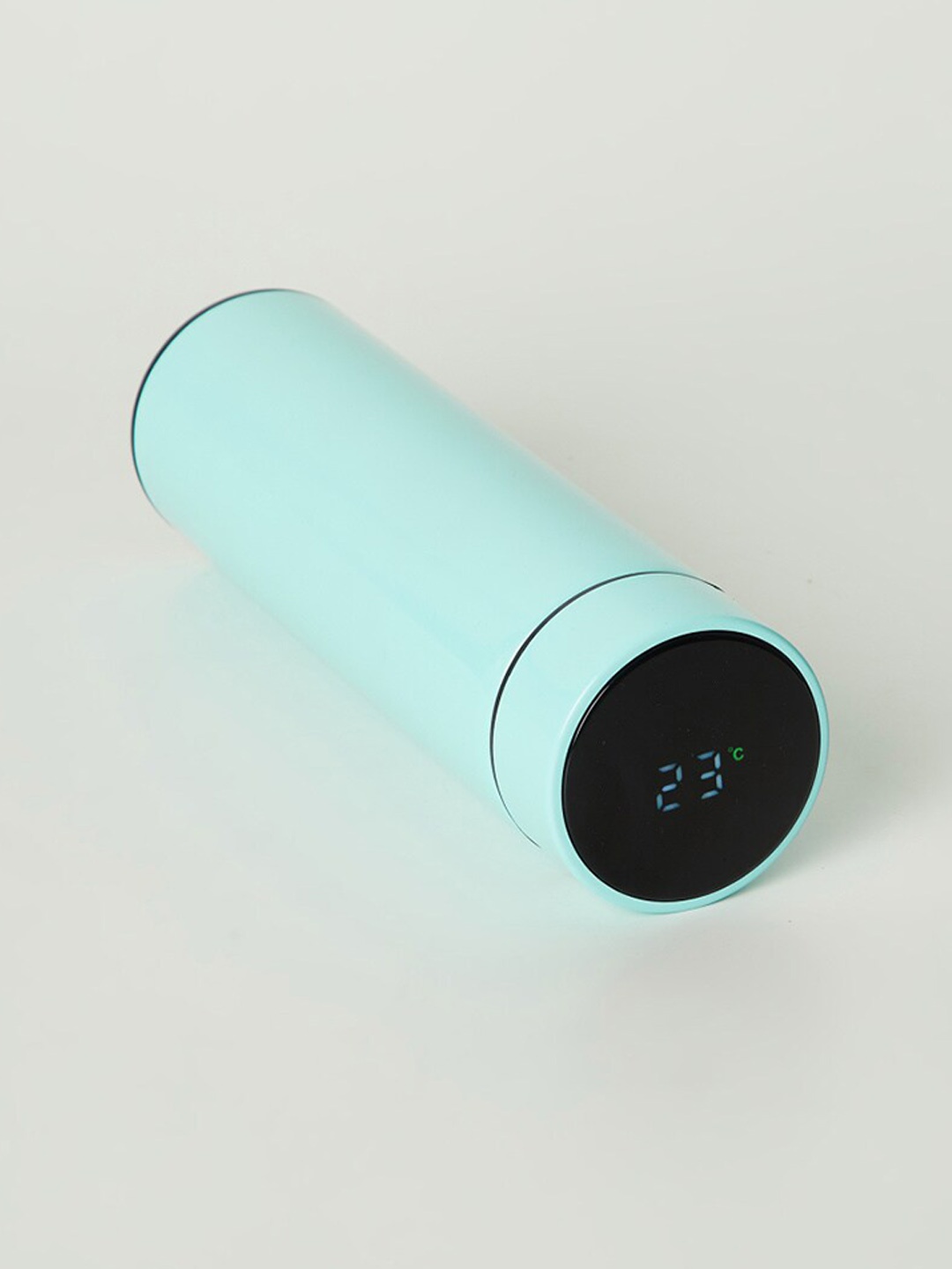 

Home Centre Teal Blue Solid Stainless Steel Vacuum Flask Water Bottle 450 ml