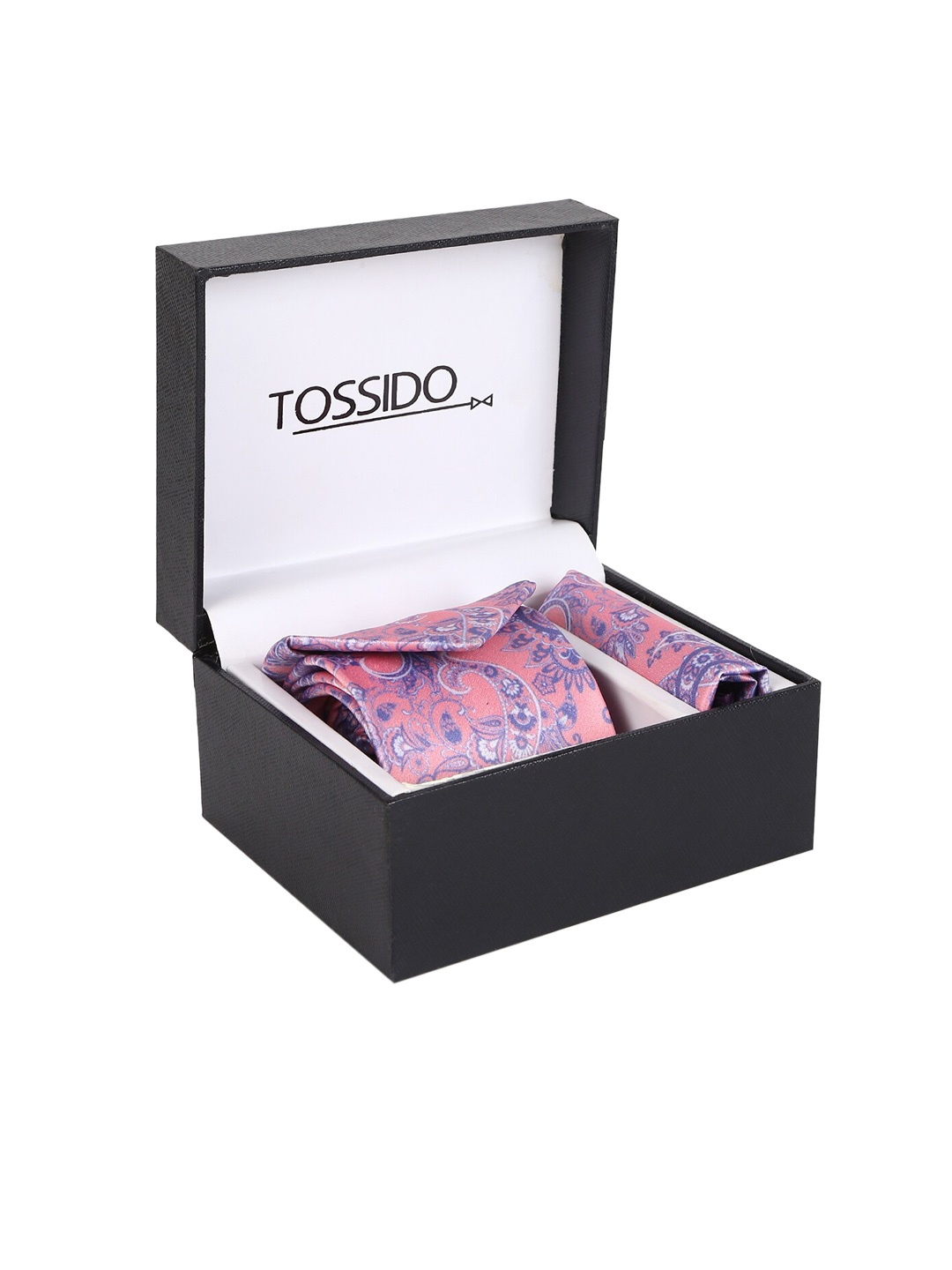

Tossido Men Purple & Pink Printed Accessory Gift Set
