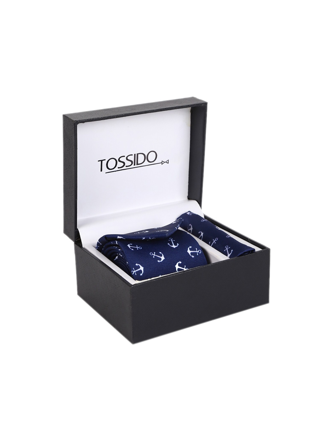 

Tossido Men Blue Printed Accessory Gift Set