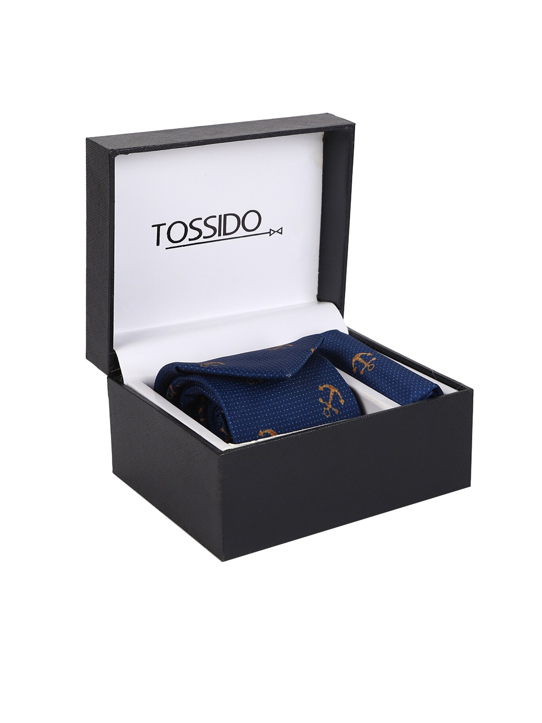 

Tossido Men Blue Printed Accessory Gift Set