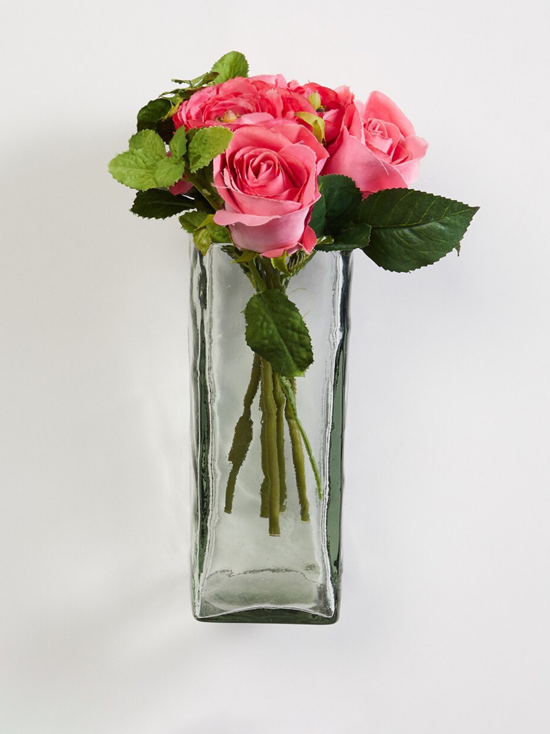 

Home Centre Transparent Solid Glass Hanging Vase