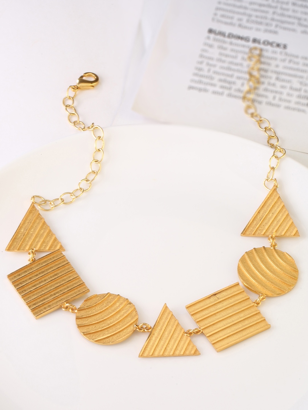 

Mitali Jain Gold-Plated Brass Necklace