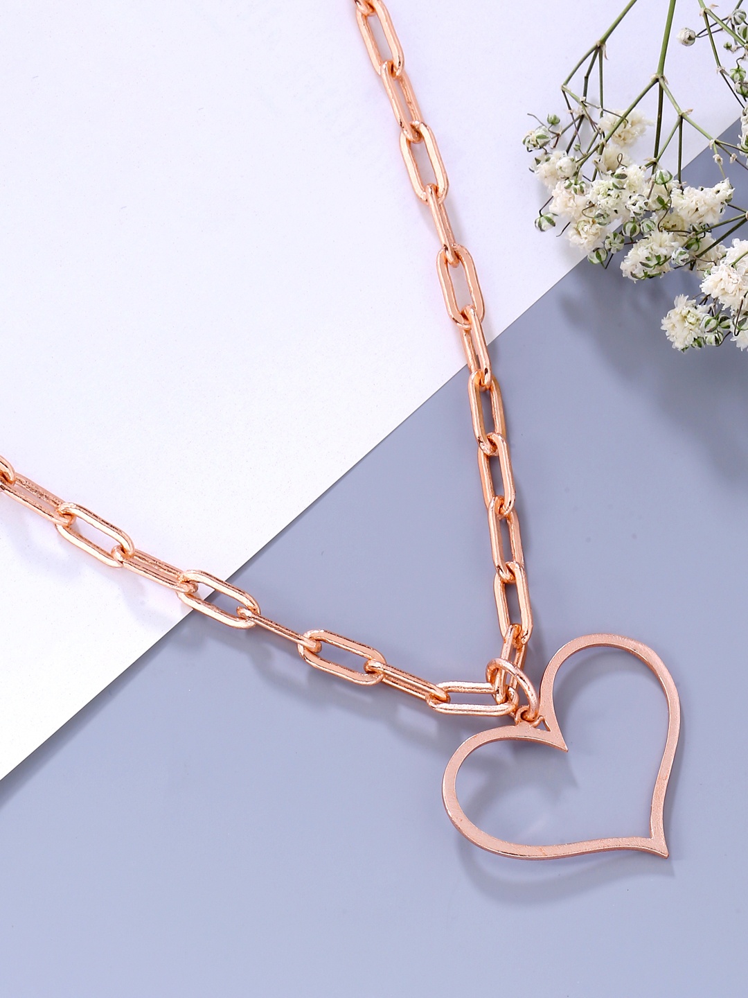 

Mitali Jain 18K Rose Gold-Plated Necklace & Pendant