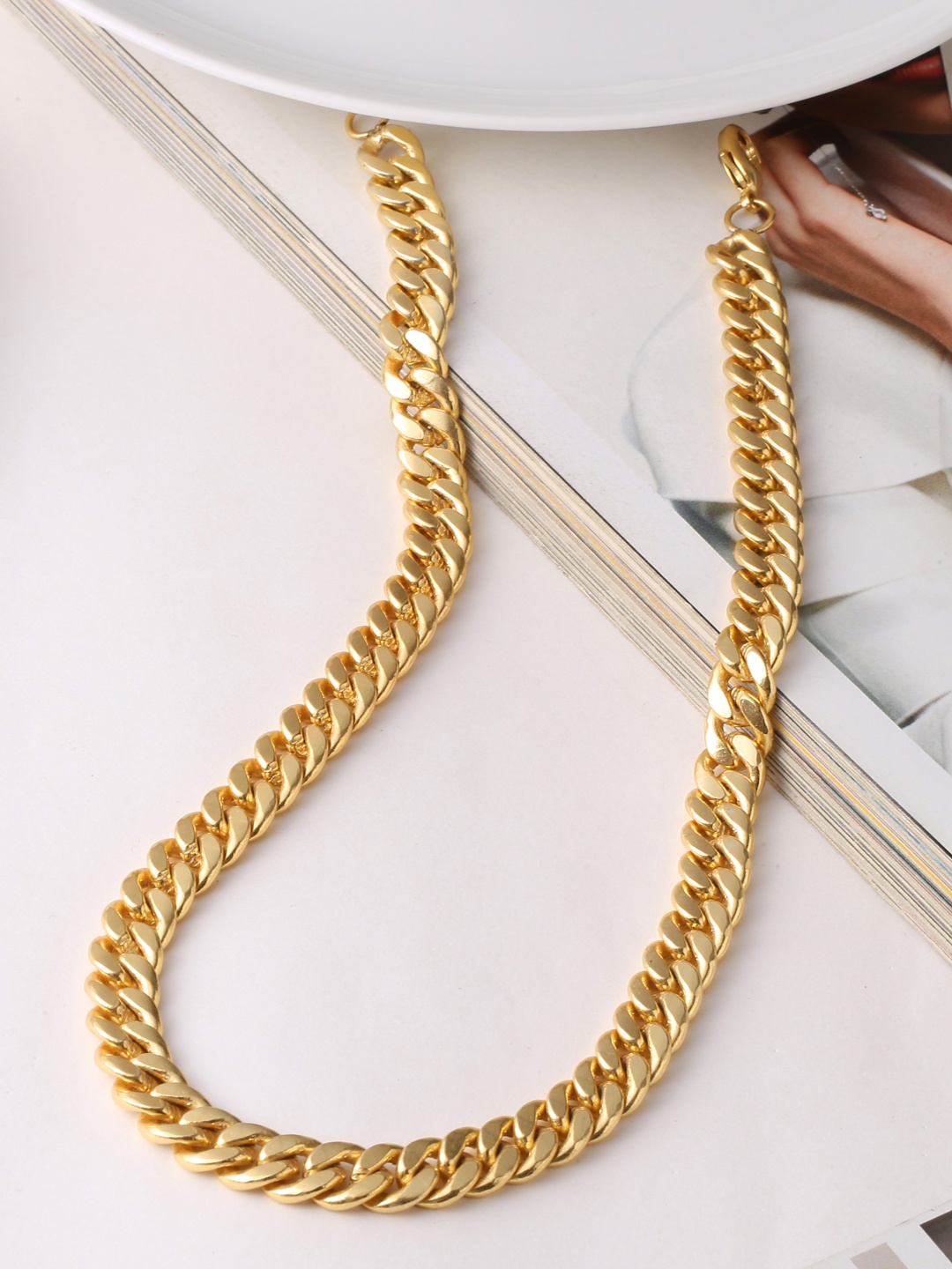 

Mitali Jain Gold-Plated Brass Necklace