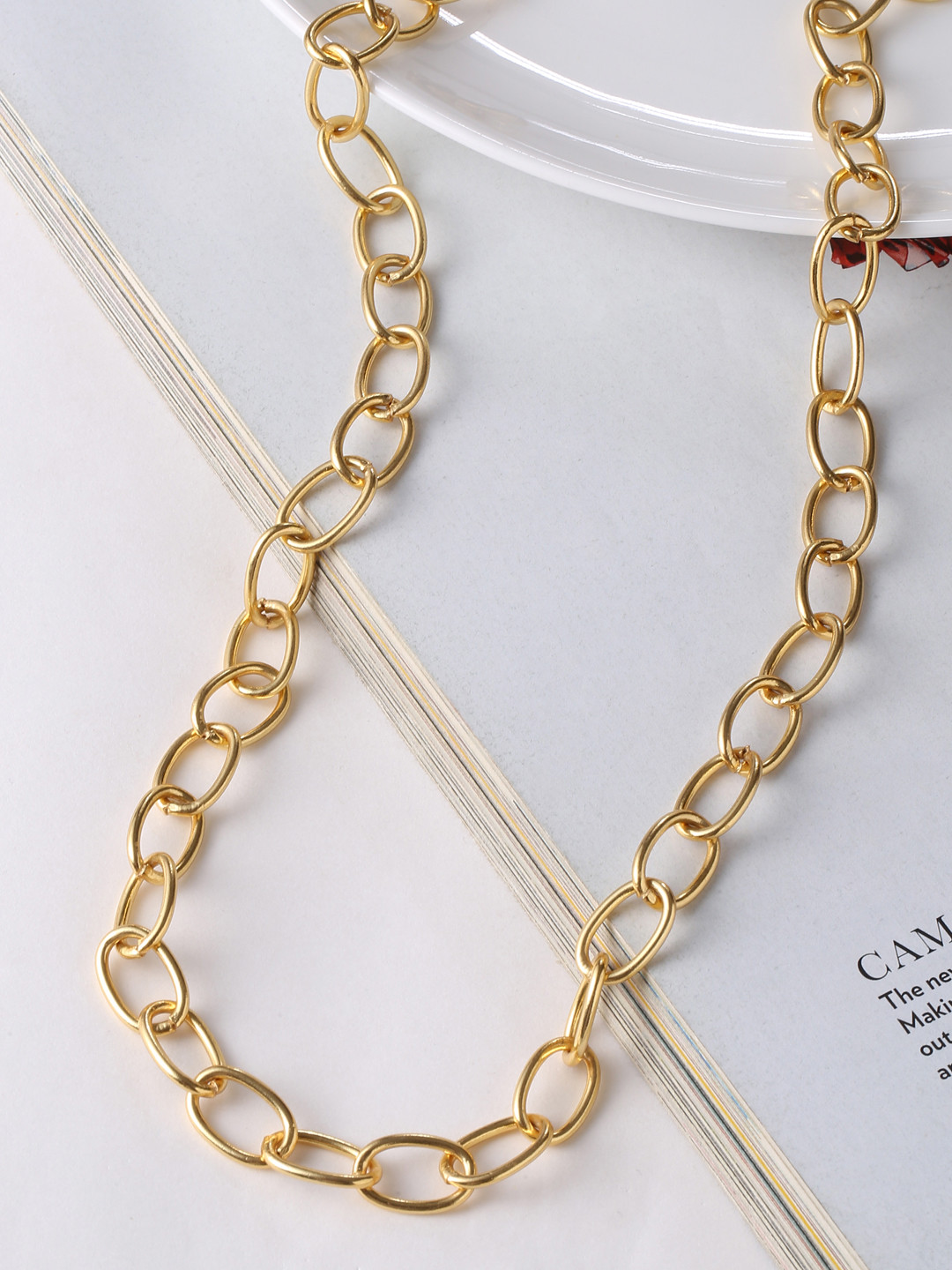 

Mitali Jain Gold-Toned Brass Gold-Plated Necklace