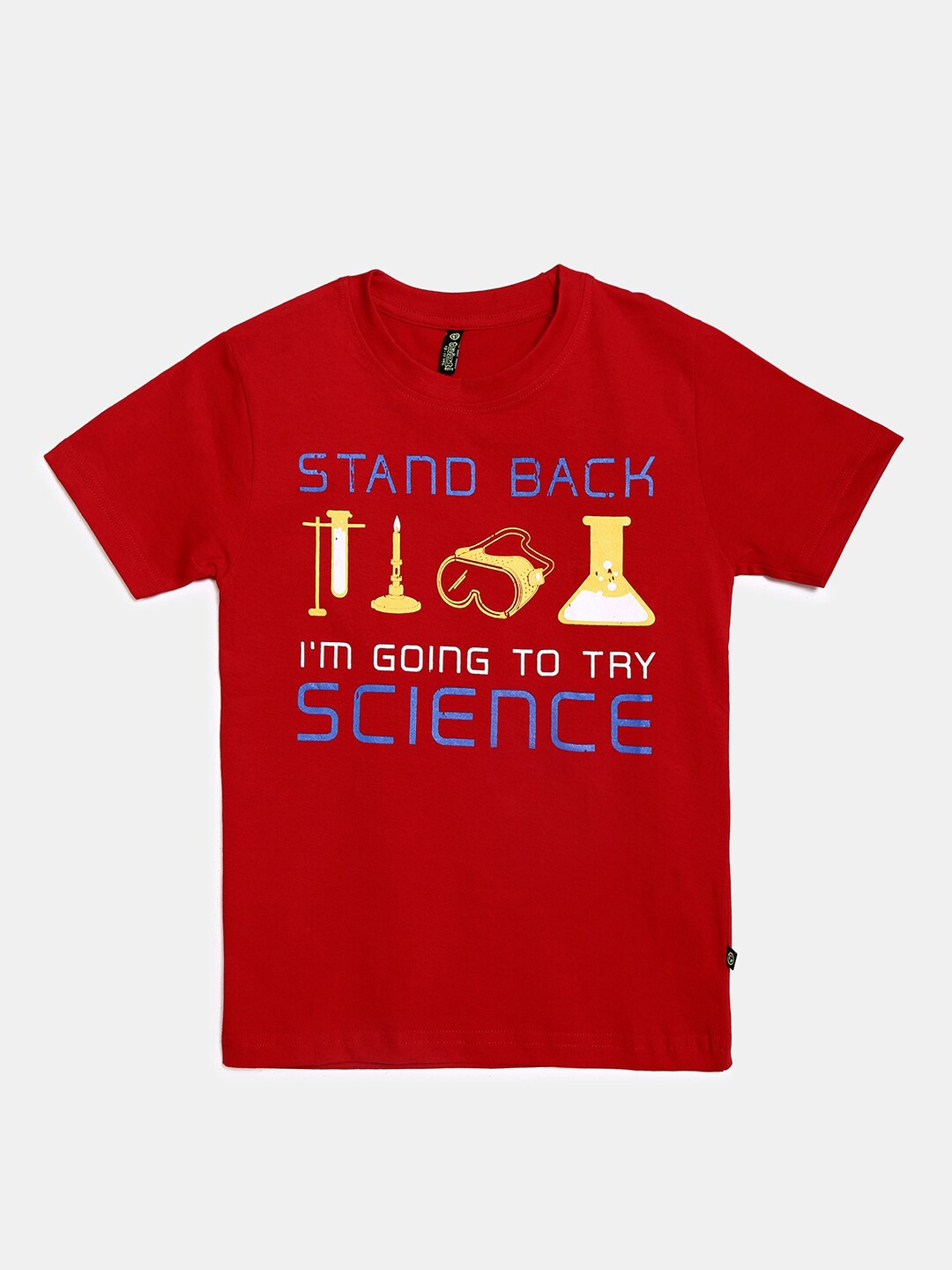 

V-Mart Kids Red & Blue Printed T-shirt