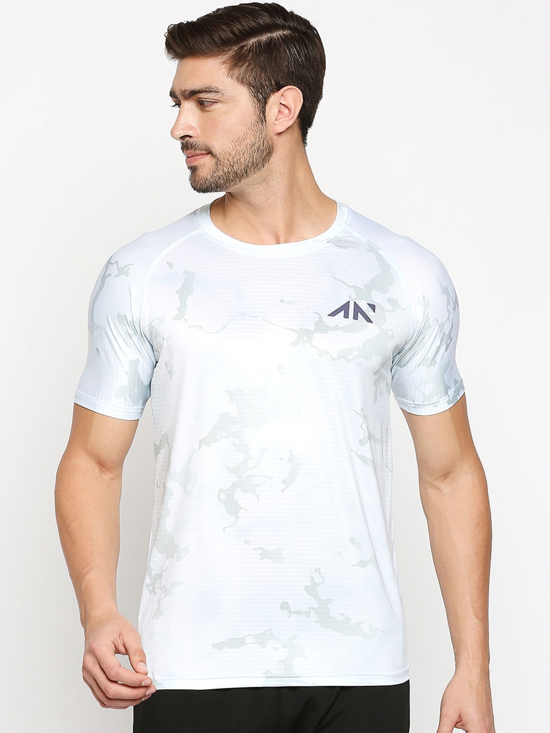 

AESTHETIC NATION Men White Printed Dri-FIT T-shirt
