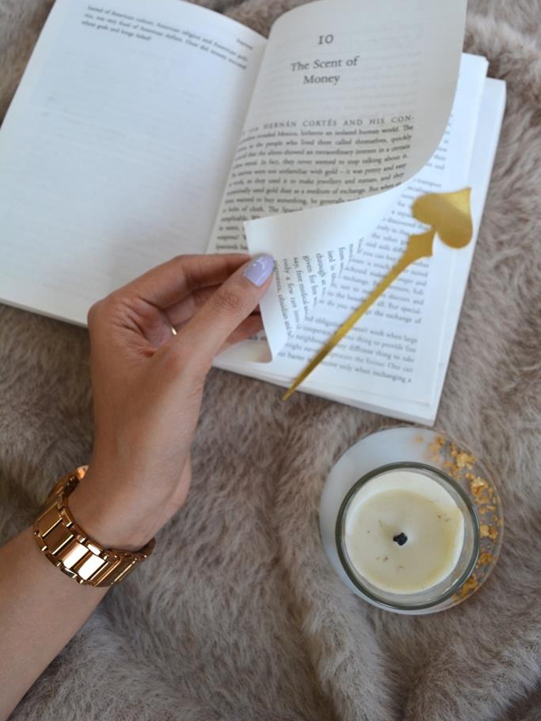 

Mitali Jain Gold-Plated Solid Spades Shaped Bookmark