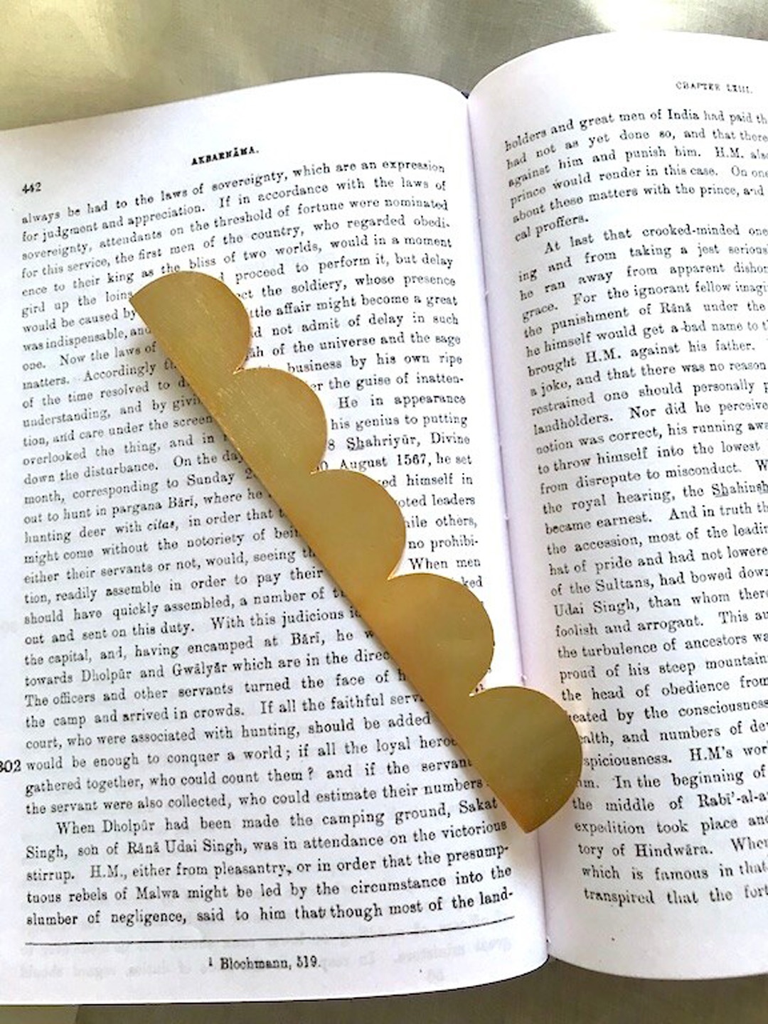 

Golden Clouds Bookmark, Gold